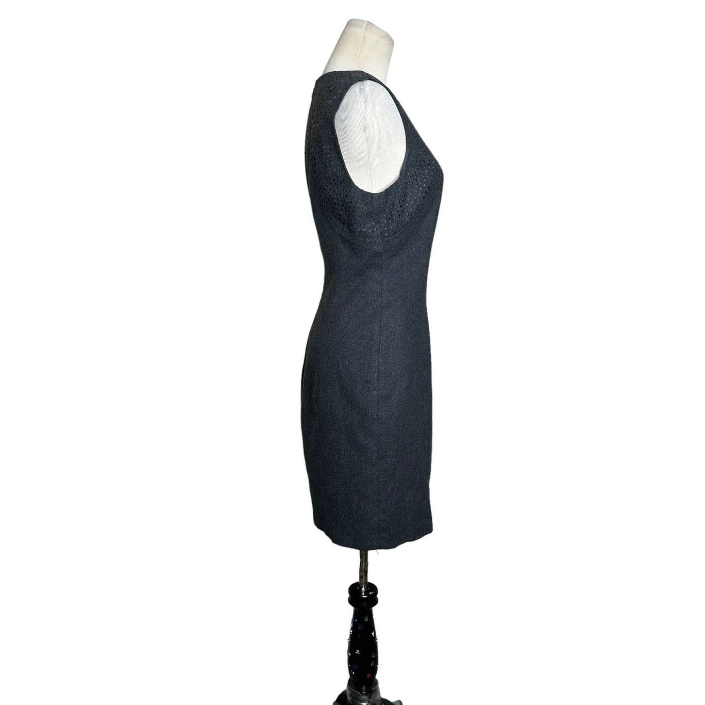 Susana Monaco Susana Monaco gray sleeveless wool sheath dress size 8 Size M / US 6-8 / IT 42-44 - 7 Thumbnail