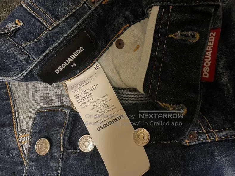 Dsquared2 Dsquared2 Men's Slim Fit Denim Jeans. Size US 36 / EU 52 - 6 Thumbnail