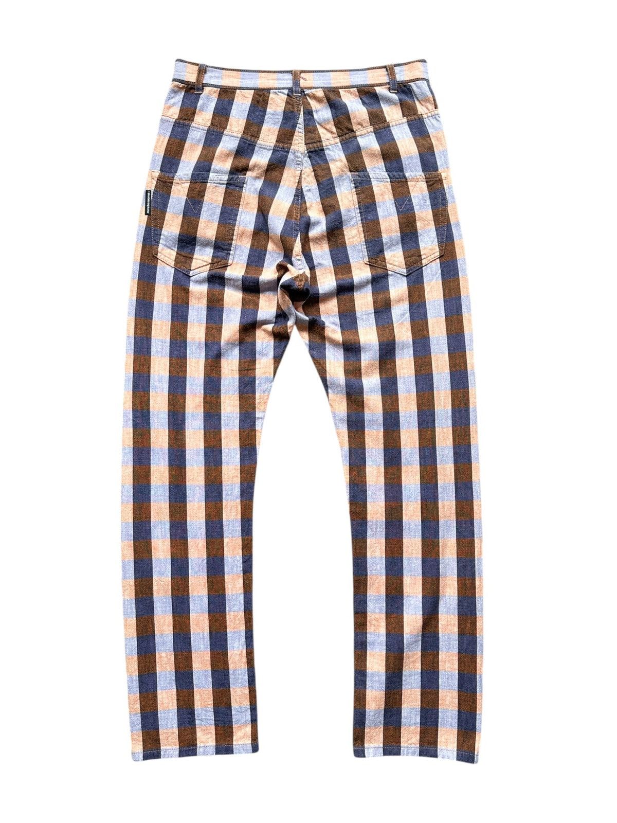 mercibeaucoup S/S2009 Mercibeaucoup plaid denim pants Size US 30 / EU 46 - 2 Thumbnail