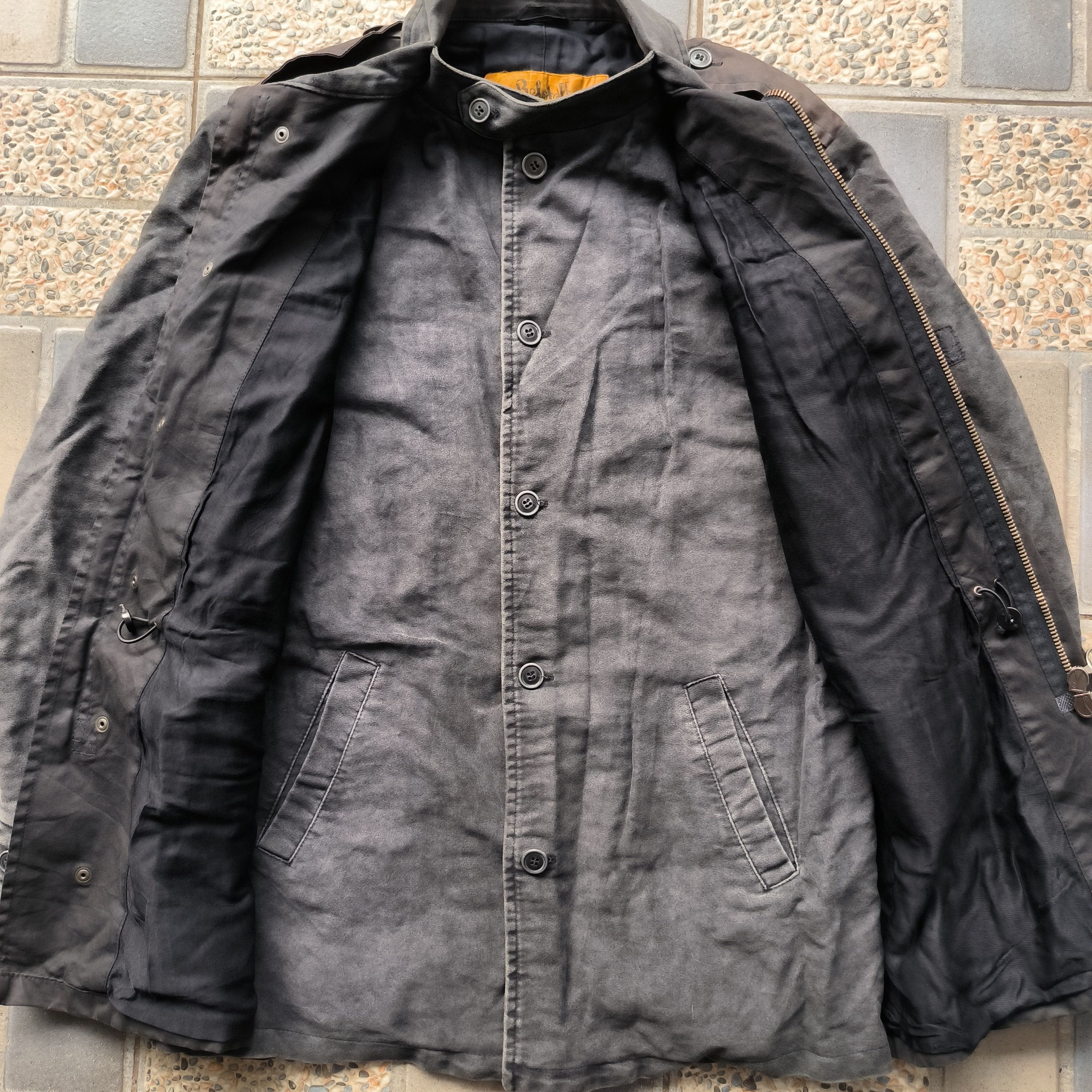 Belstaff Vintage Belstaff Black Prince Wax Moleskin Jacket Size US XL / EU 56 / 4 - 7 Thumbnail