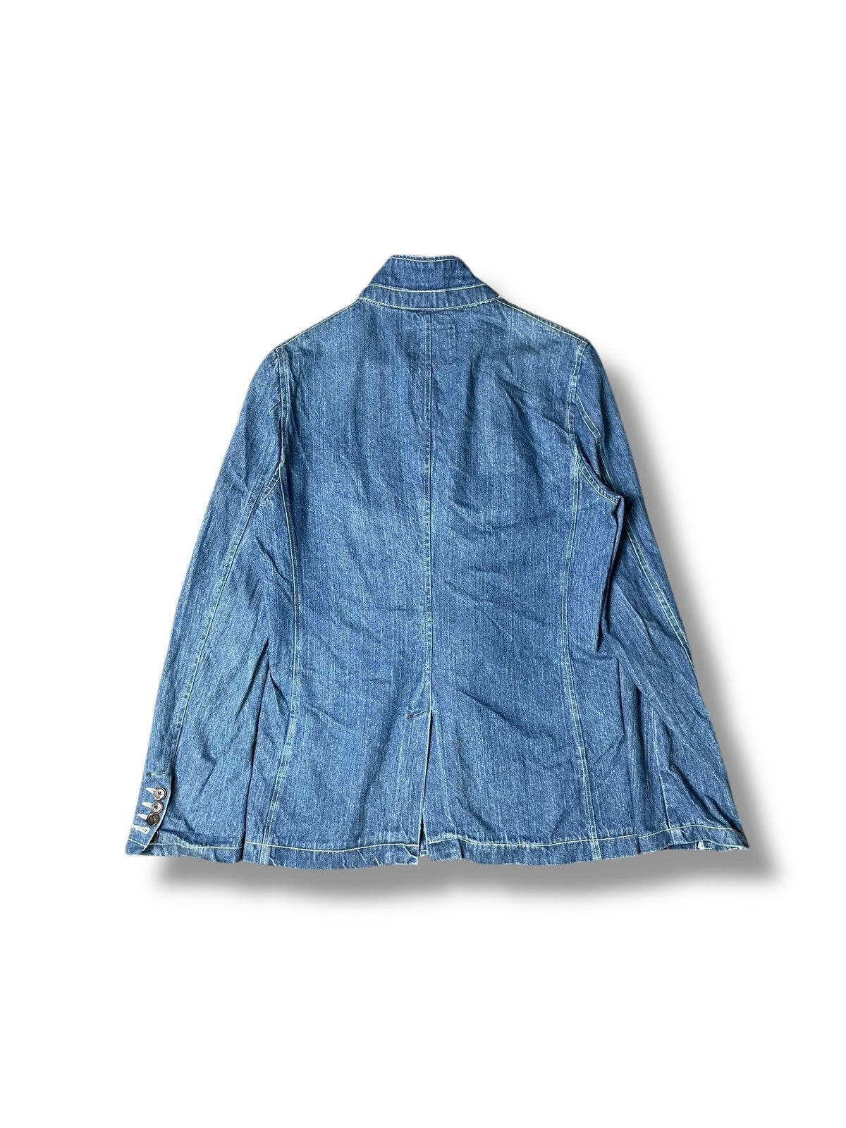 Tornado Mart Blue Tornado x Japanese Brand Denim Jacket (33) Size US L / EU 52-54 / 3 - 4 Thumbnail