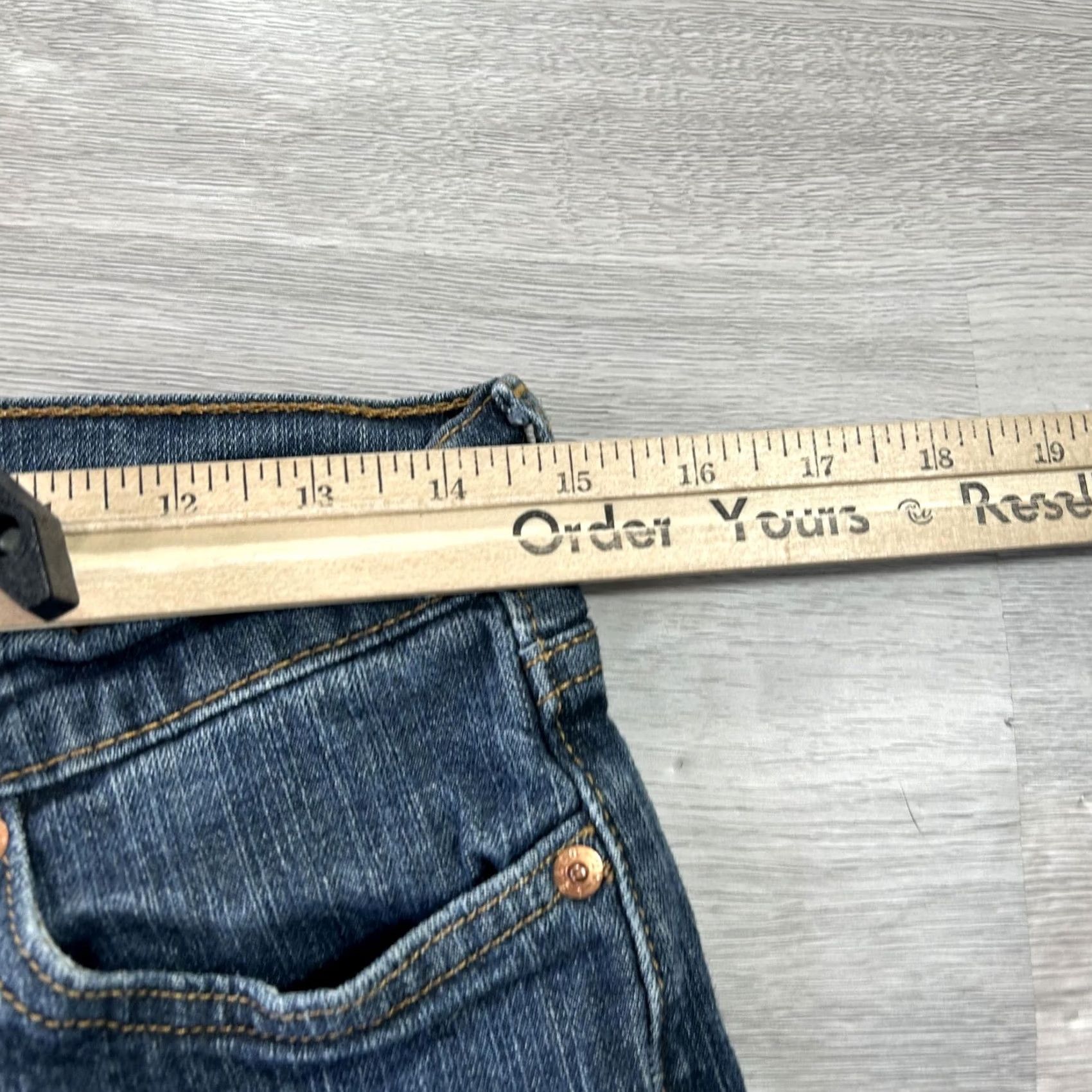 Levi's Levi's 511 Slim Jeans Mens 30x30 Blue Tapered Stretch Denim Medium Wash Pants Size US 30 / EU 46 - 6 Thumbnail