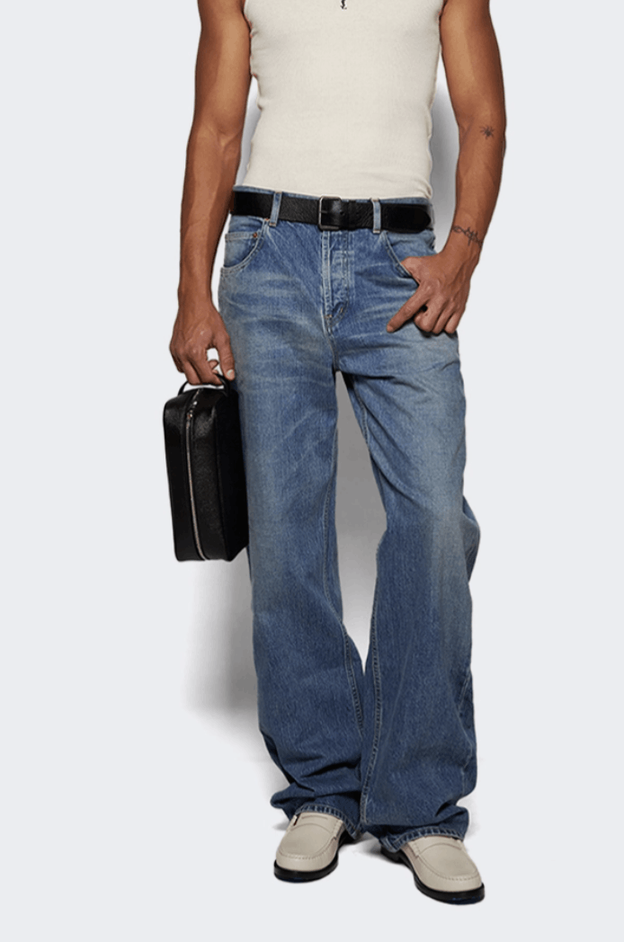 Saint Laurent Paris Saint Laurent Motorcycle Belt Black (size 110) Size ONE SIZE - 3 Thumbnail