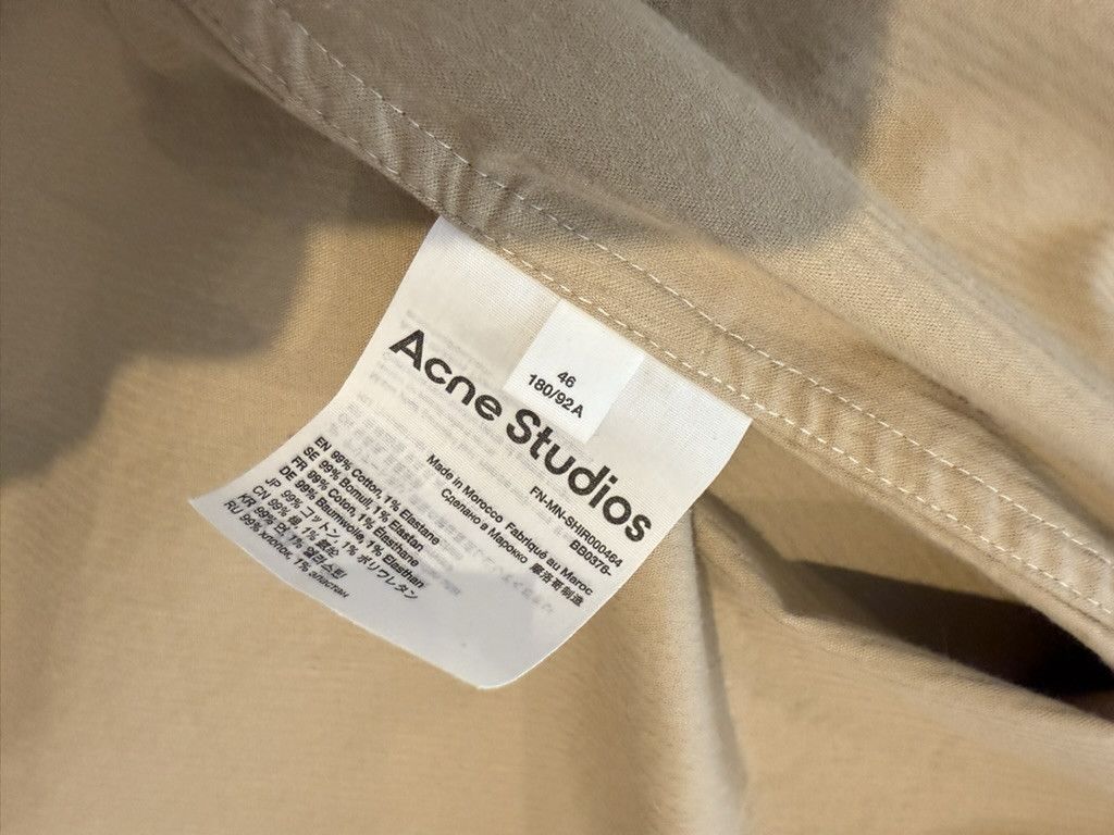 Acne Studios Long Sleeve Corduroy Shirt 46