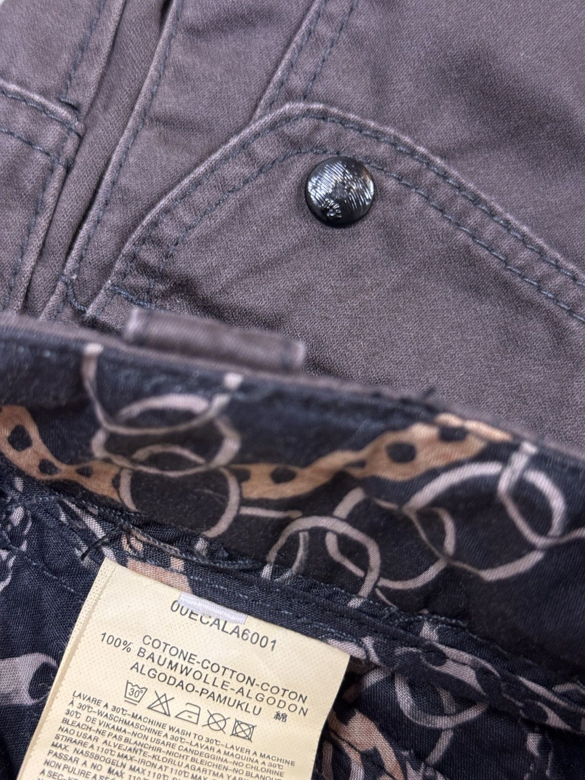 Diesel Diesel Flared Jeans Avant Garde Y2K vintage brown Size 31" - 7 Thumbnail
