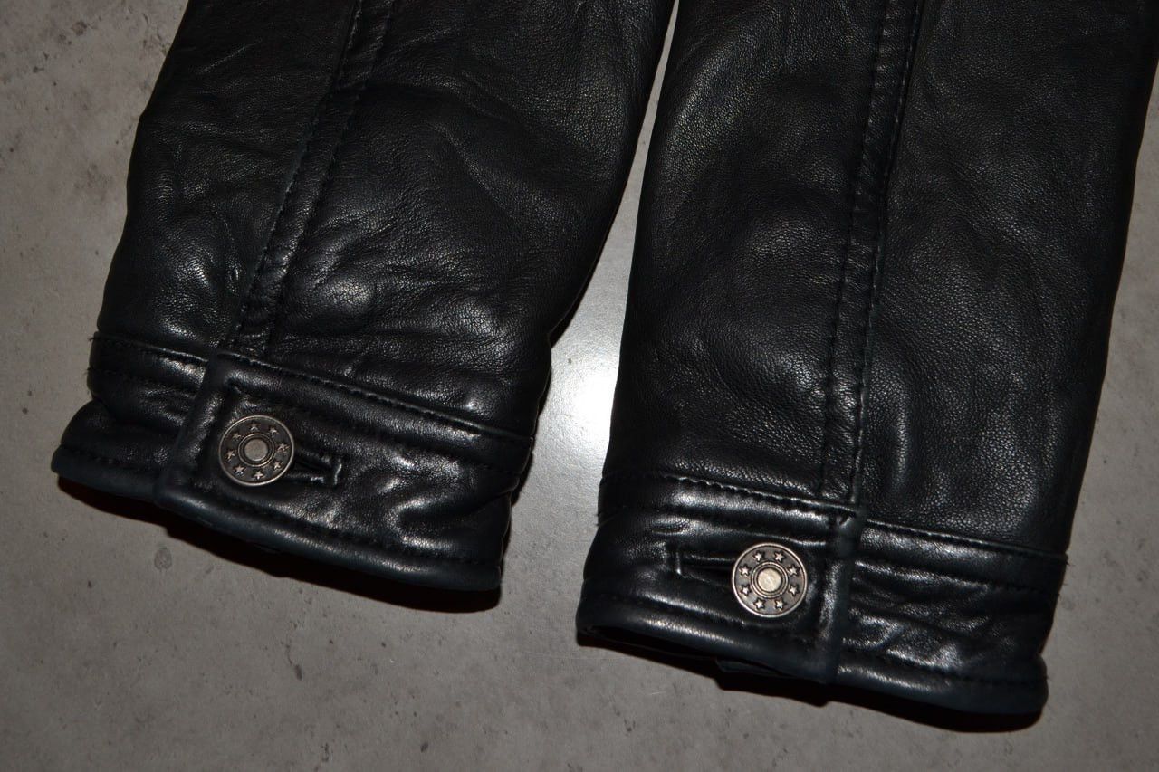 Muubaa Muubaa Lamb Leather Biker Jacket Women's Size UK 10 Black Size S / US 4 / IT 40 - 8 Thumbnail