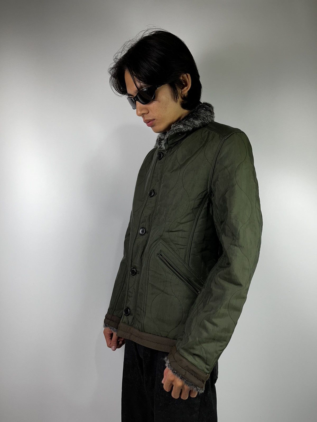 If Six Was Nine × Japanese Brand × Le Grande Bleu (L.G.B.) Stock holder faux fur jacket vkei style japan Size US M / EU 48-50 / 2 - 1 Thumbnail