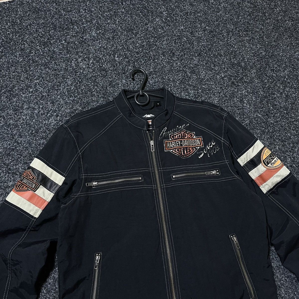 Harley Davidson Harley Davidson Nylon Riding Jacket Biker Size US M / EU 48-50 / 2 - 3 Thumbnail