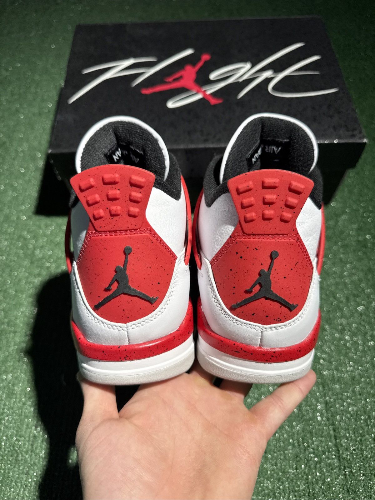 Jordan Brand Size 8.5 - Jordan 4 Retro Mid Red Cement Size US 8.5 / EU 41-42 - 4 Thumbnail