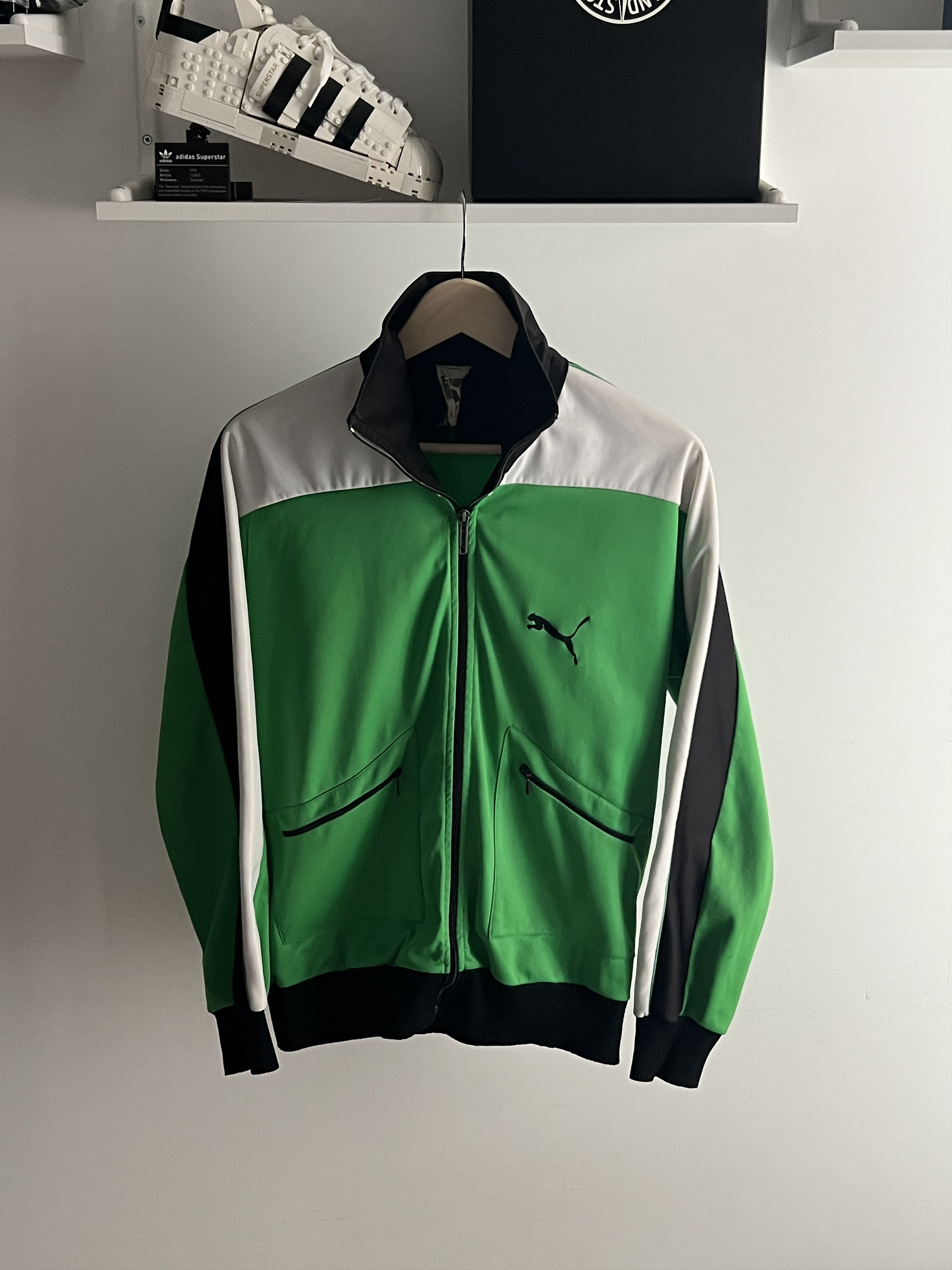 Puma × Vintage VINTAGE PUMA GREEN TRACK TOP JACKET GERMANY Size US S / EU 44-46 / 1 - 1 Thumbnail