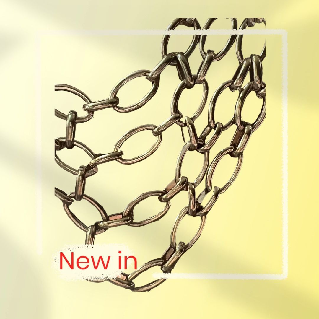 Ann Taylor Ann Taylor Gold Tone Bib Necklace Chain Link Moto Steampunk Size ONE SIZE - 2 Thumbnail