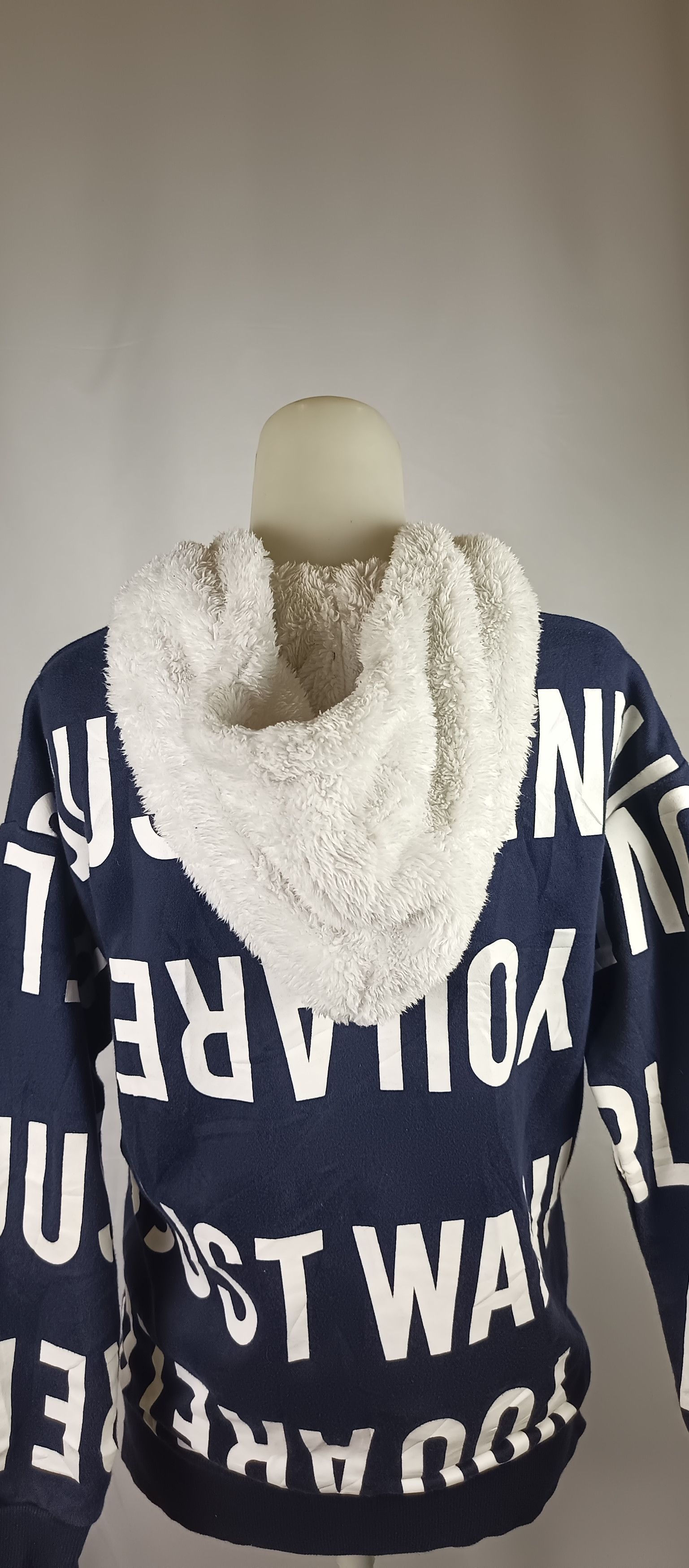If Six Was Nine × Japanese Brand #Es Style 1916 White Fur Hoodie All Over Print Teddy Bear Size M / US 6-8 / IT 42-44 - 22 Thumbnail