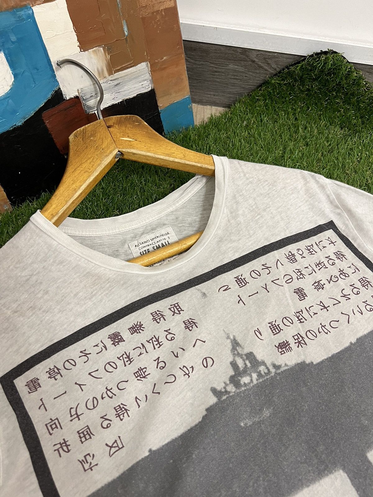 Allsaints × Japanese Brand Mens Vintage AllSaints T Shirt Japanese tee luxury ss crazy Size US S / EU 44-46 / 1 - 6 Thumbnail