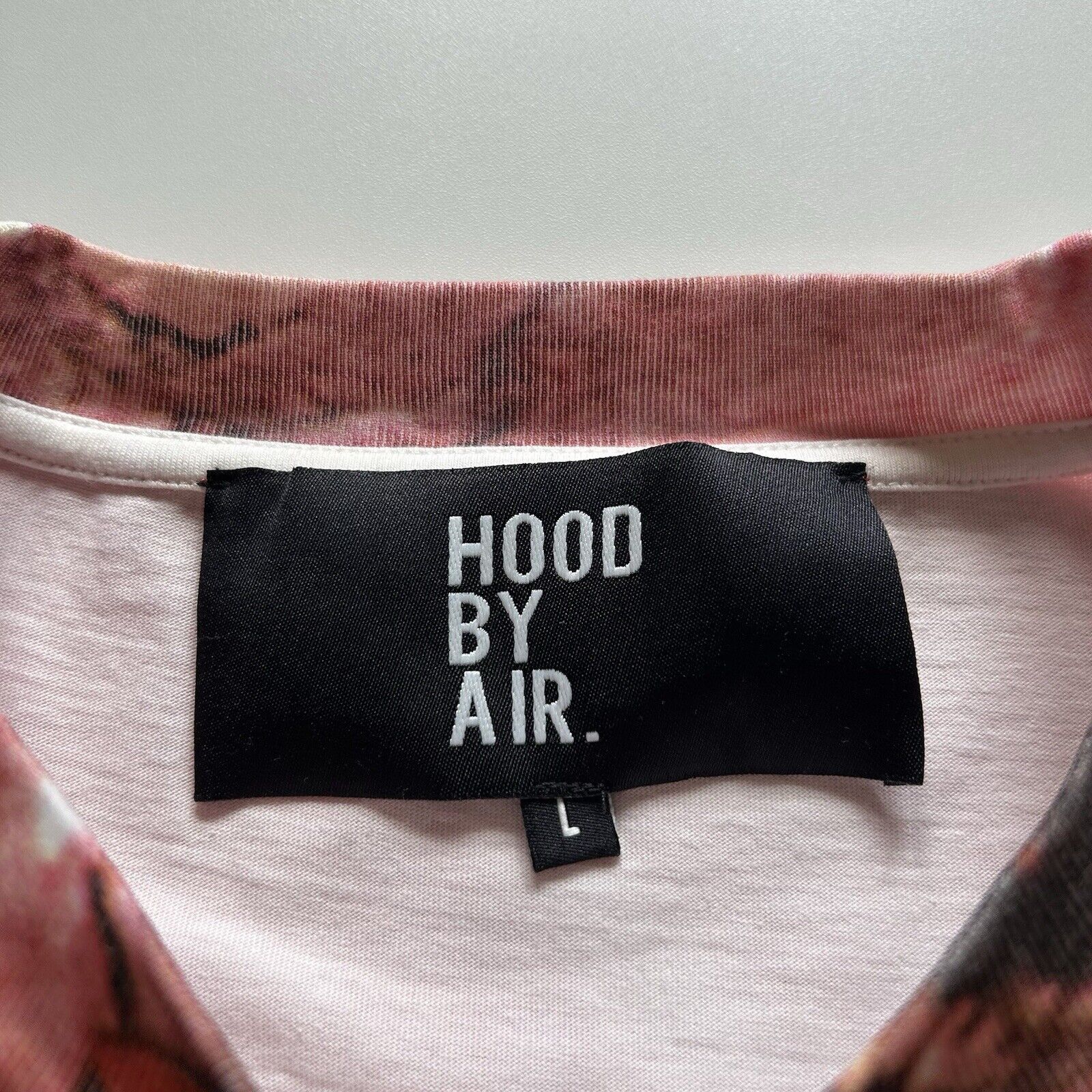Hood By Air × Vintage × Virgil Abloh VTG Hood By Air HBA All Over Print Art Graphic T Shirt Large Size US L / EU 52-54 / 3 - 7 Thumbnail