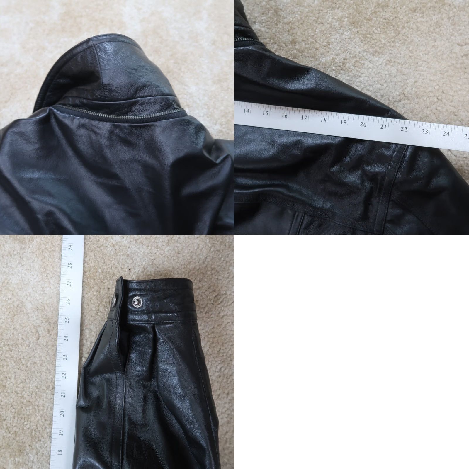 Vintage VINTAGE Wilsons Black Leather Jacket Men's XLT Full Zip Insulated Coat Size US XL / EU 56 / 4 - 9 Thumbnail