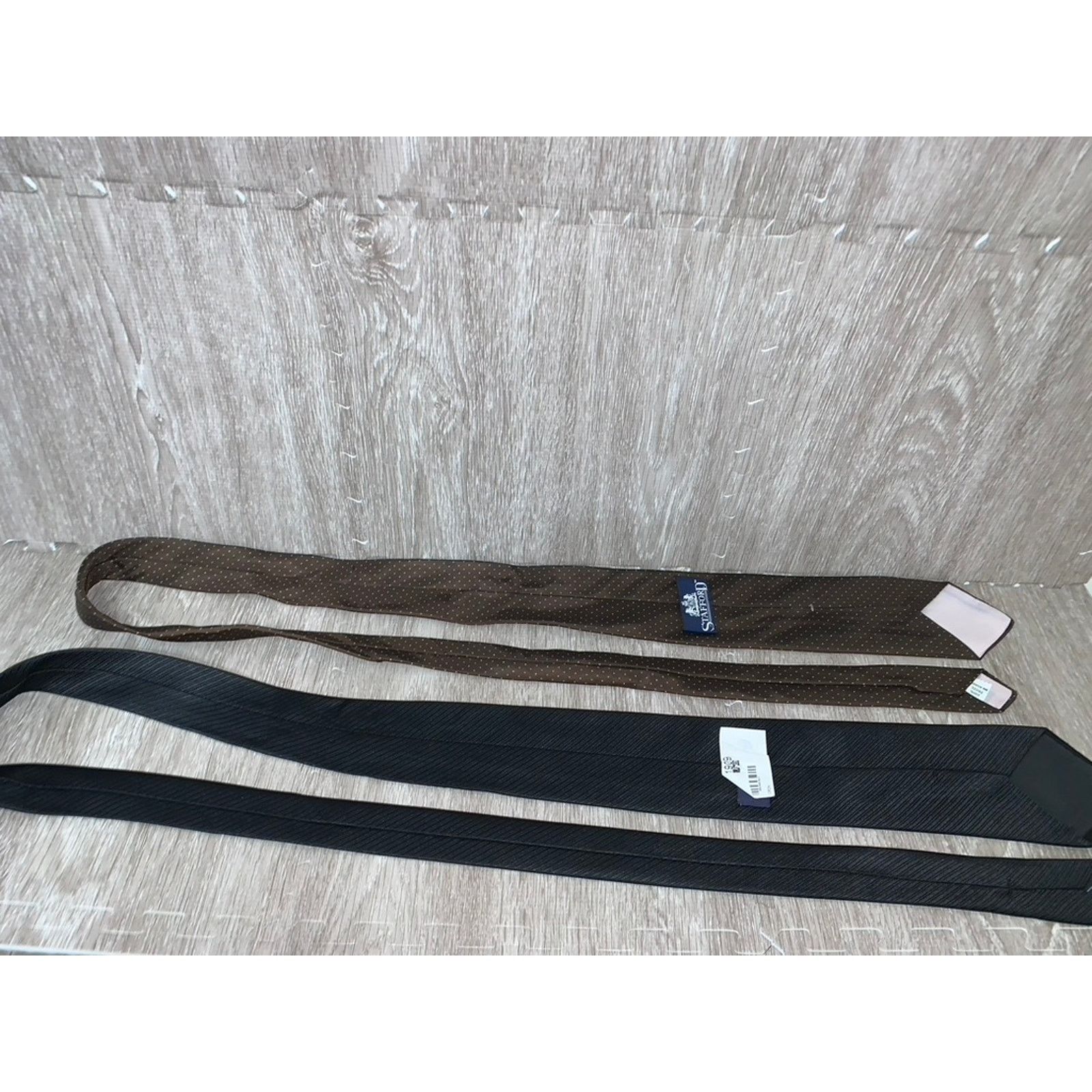 Stafford Stafford Set of 4 Men's Designer Ties Geometric Pattern Size ONE SIZE - 8 Thumbnail