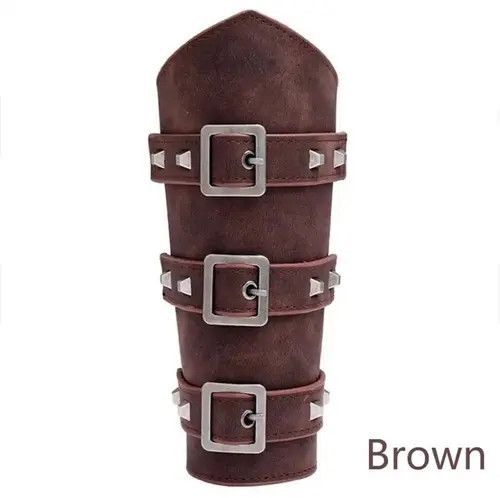 Jewelry Leather Armor Arm Gauntlet Wristband Size ONE SIZE - 4 Thumbnail