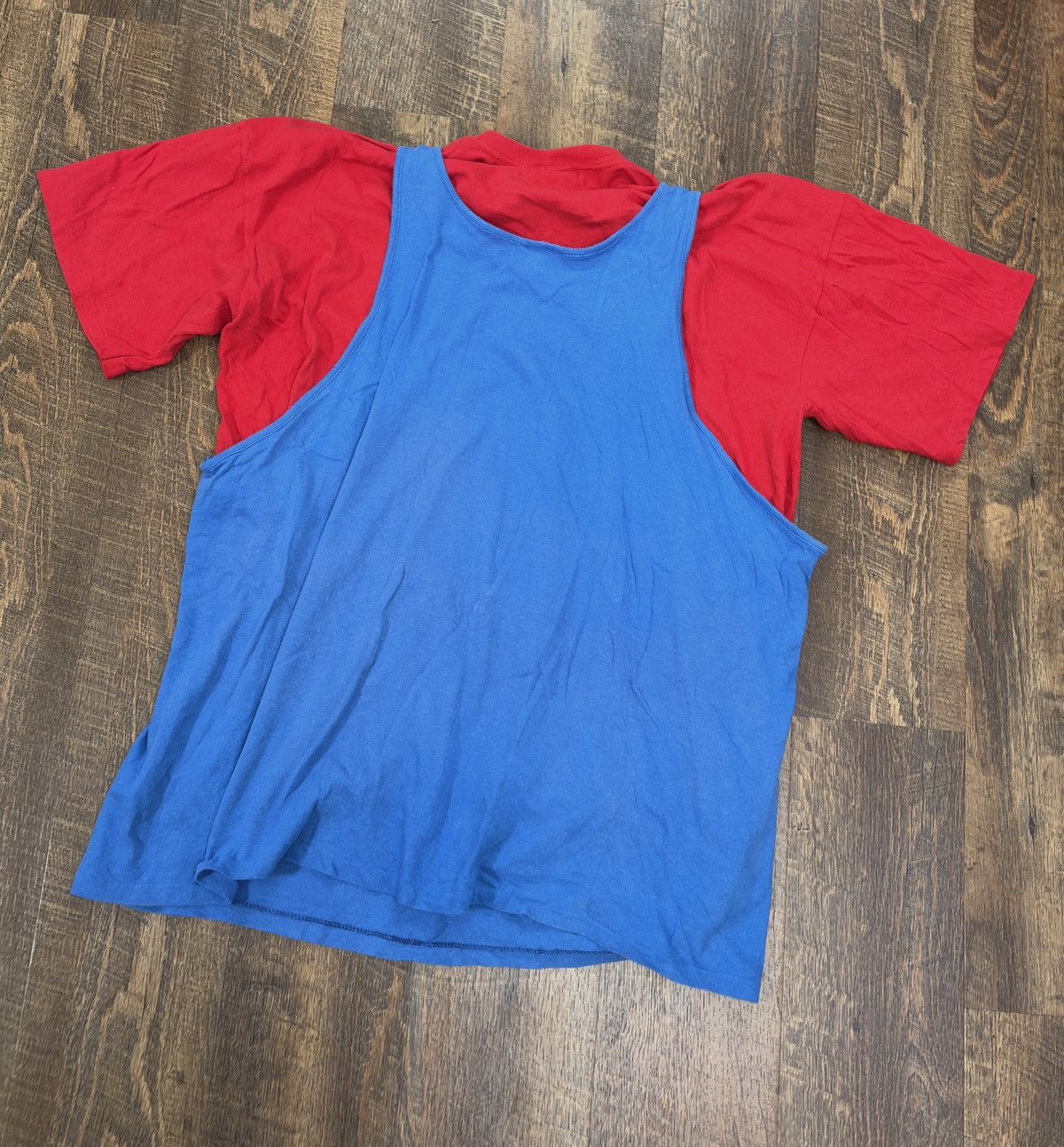 Vintage Vintage 1990 Detroit Pistons NBA Logo 7 Jersey Shirt Size US XL / EU 56 / 4 - 5 Thumbnail