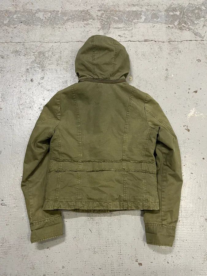 Daniele Alessandrini Daniele Alessandrini Multi-Pocket Khaki Hooded Jacket Size XS / US 0-2 / IT 36-38 - 7 Thumbnail