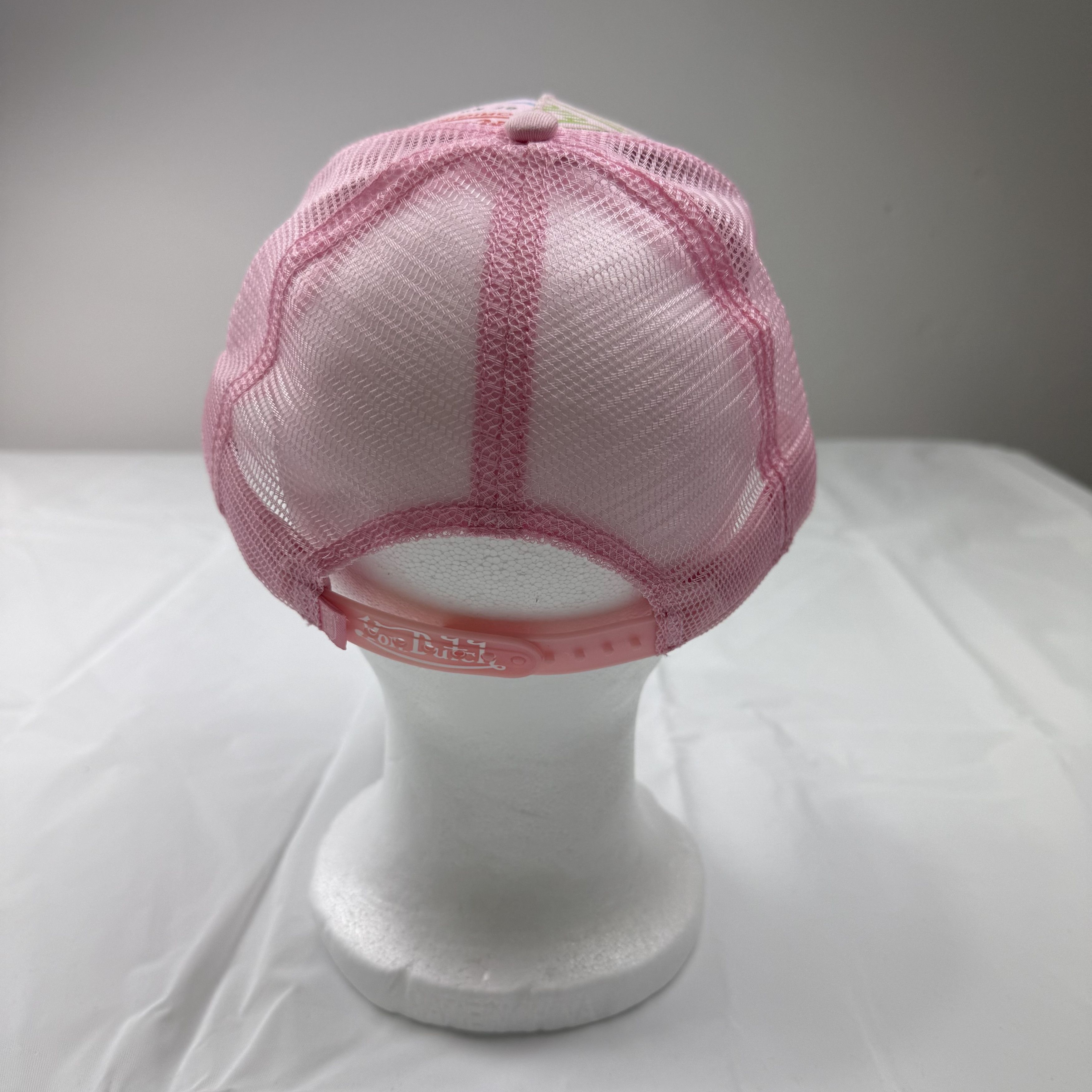 Von Dutch Von Dutch Pink Print Trucker Hat Snapback Y2K Retro Cap Size ONE SIZE - 3 Thumbnail
