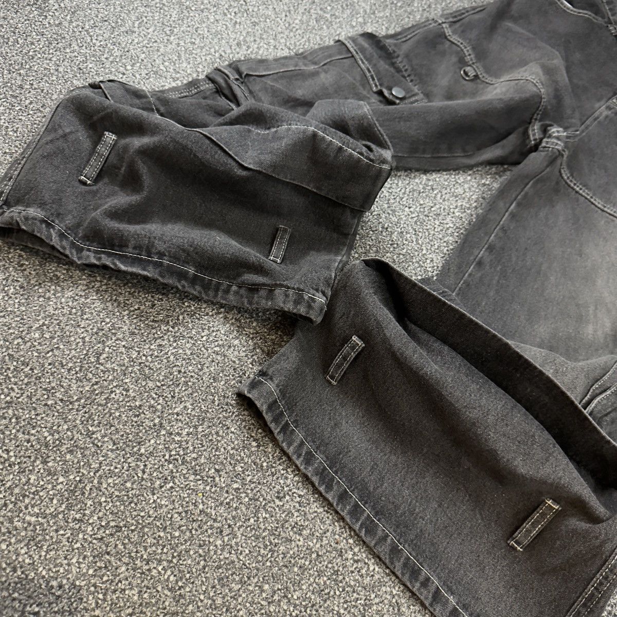 If Six Was Nine Vintage 90s Japanese Streetwear Super Baggy Drise Pants Size US 30 / EU 46 - 5 Thumbnail