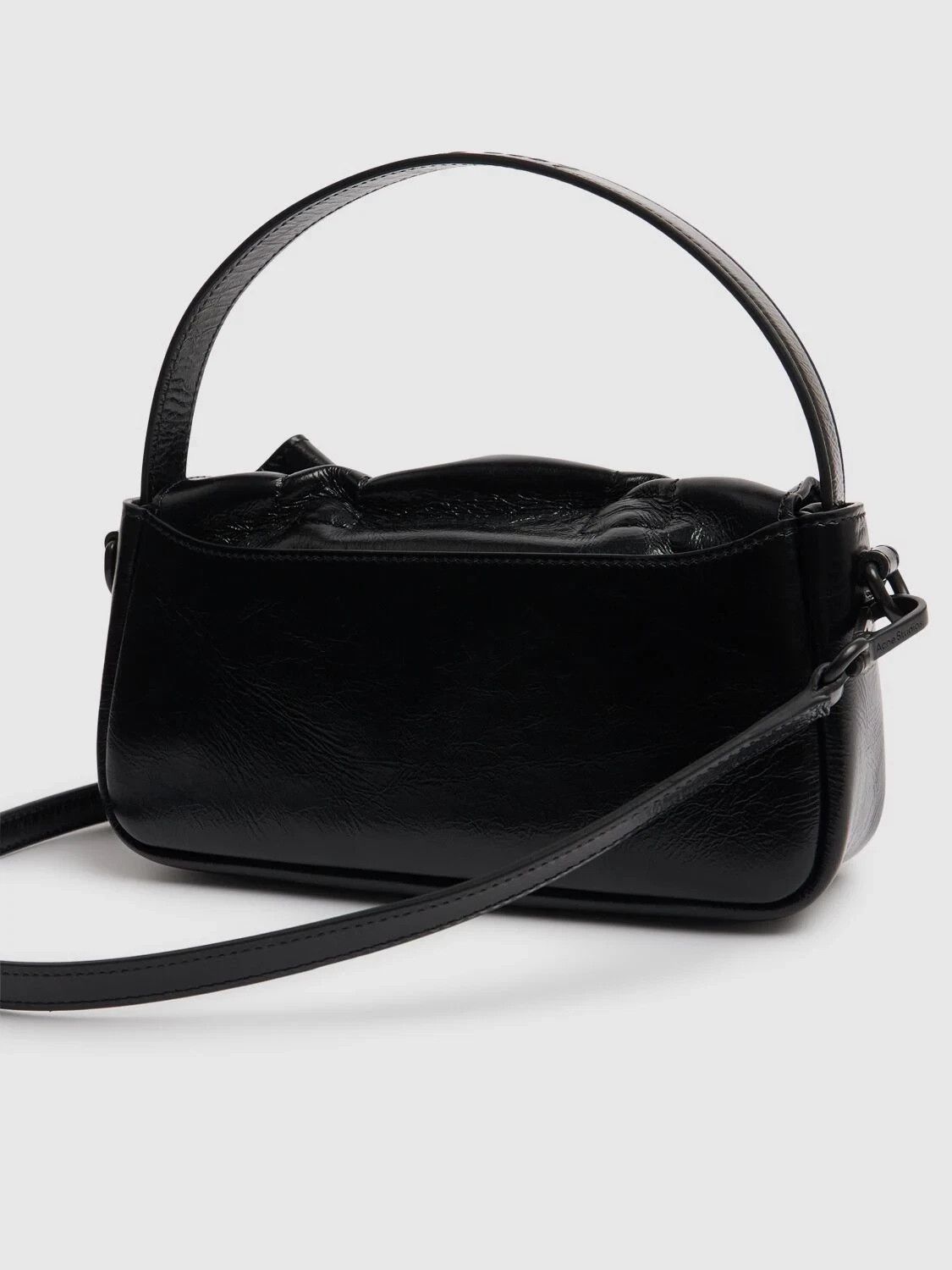 Acne Studios ACNE STUDIOS Multipocket Micro Black Leather Shoulder Bag Size ONE SIZE - 3 Thumbnail