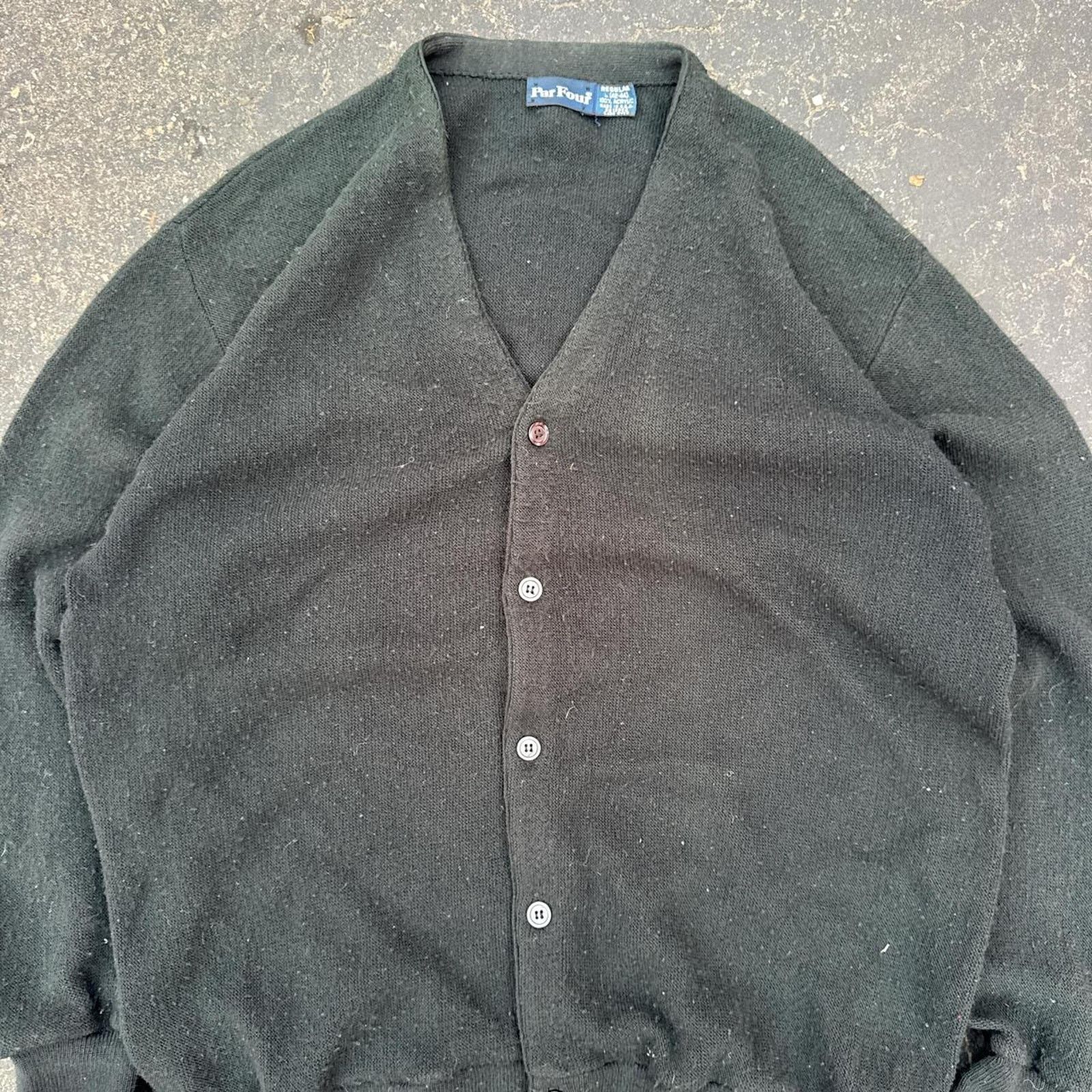 Vintage Vintage 80s Par Four Acrylic Knit Cardigan Size Large Size US L / EU 52-54 / 3 - 3 Thumbnail