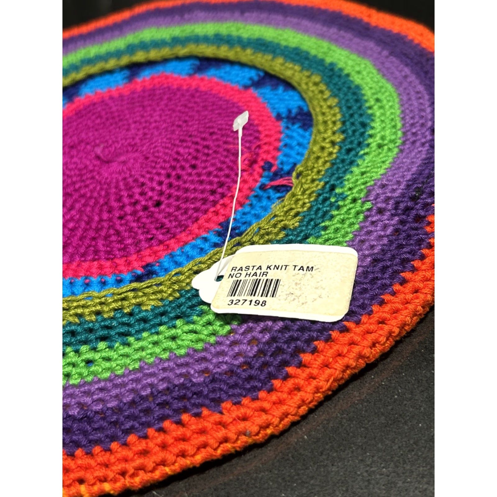 Vintage VINTAGE NOST Rainbow Beanie Hat Striped Hand woven Knit Bucket Slouch 90s Original Mens/Womens Size ONE SIZE - 3 Thumbnail