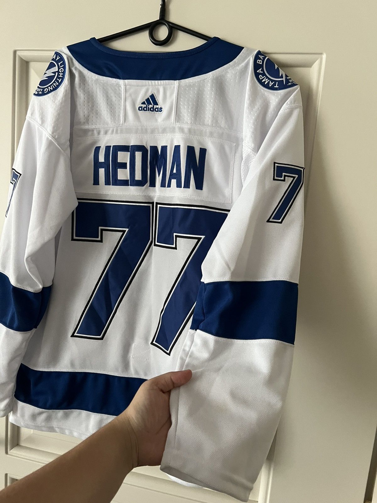 NHL Adidas NHL Tampa Bay Lightning #77 Hedman Jersey Size US XL / EU 56 / 4 - 23 Thumbnail
