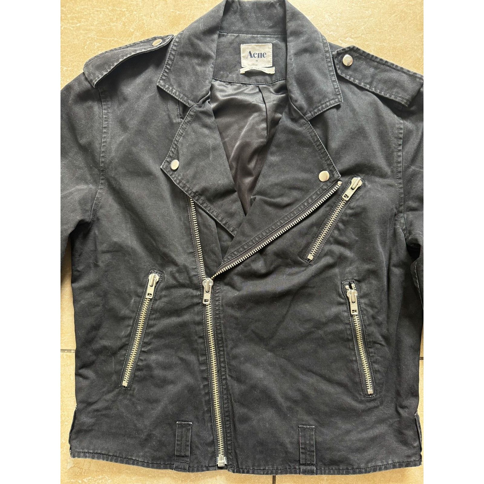 Acne Studios Vintage Acne Studios Biker SS10 Denim jacket Size US M / EU 48-50 / 2 - 7 Thumbnail