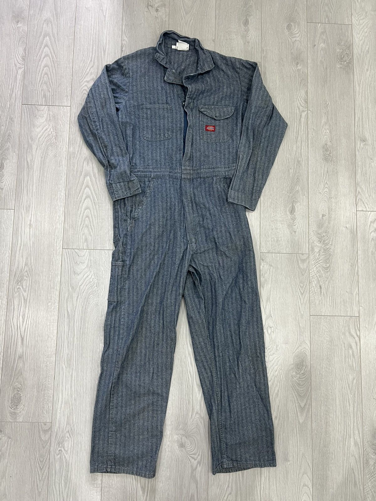 Dickies Vintage Dickies Jumpsuit Coveralls 44 denim Size US 38 / EU 54 - 1 Thumbnail