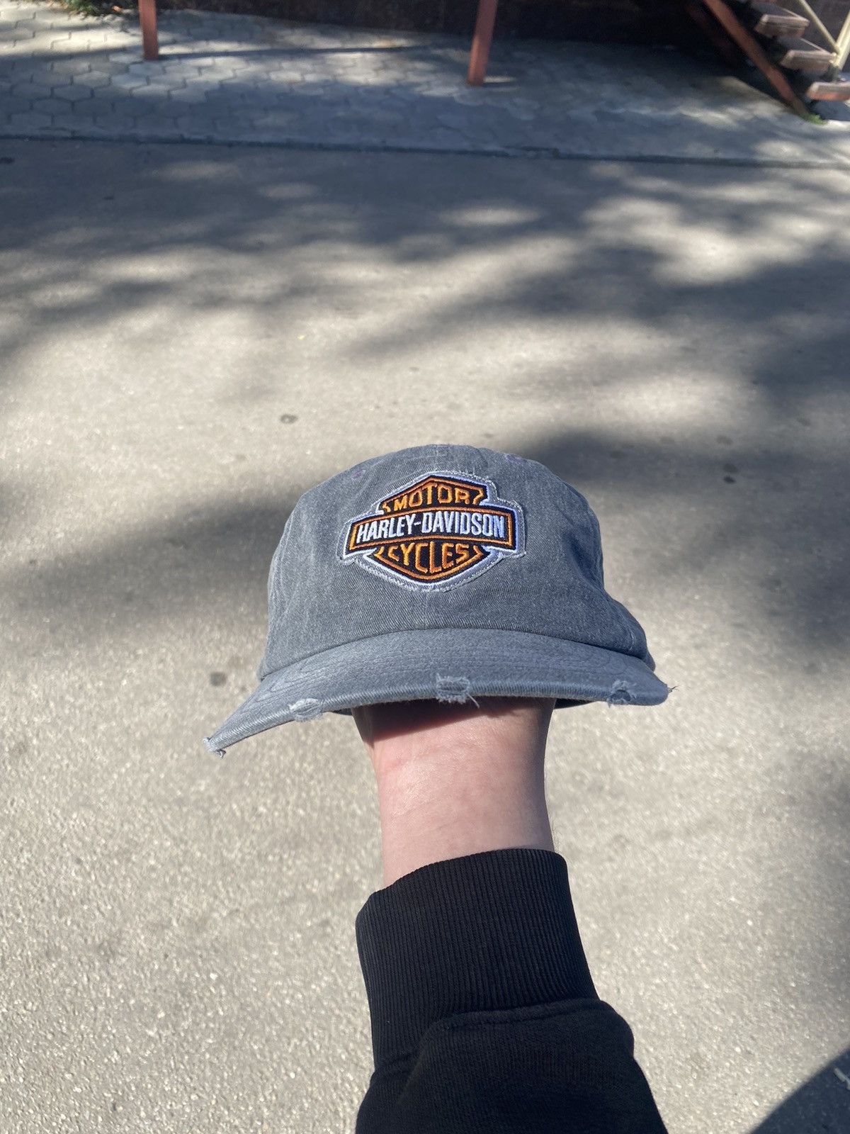 Harley Davidson Vintage Harley Davidson Faded Trucked Cap Rare Archive 3D Size ONE SIZE - 1 Thumbnail