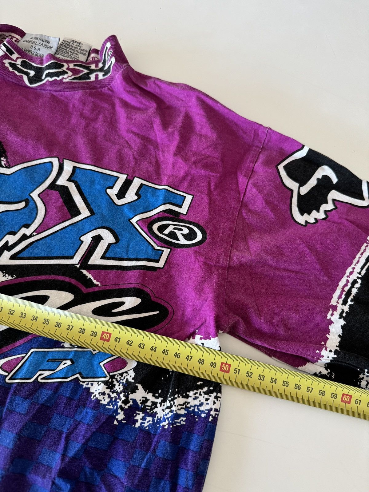 Fox Racing *RARE* 90s 1995 FOX RACING JERSEY SPORT MOTOCROSS MX Size US L / EU 52-54 / 3 - 17 Thumbnail