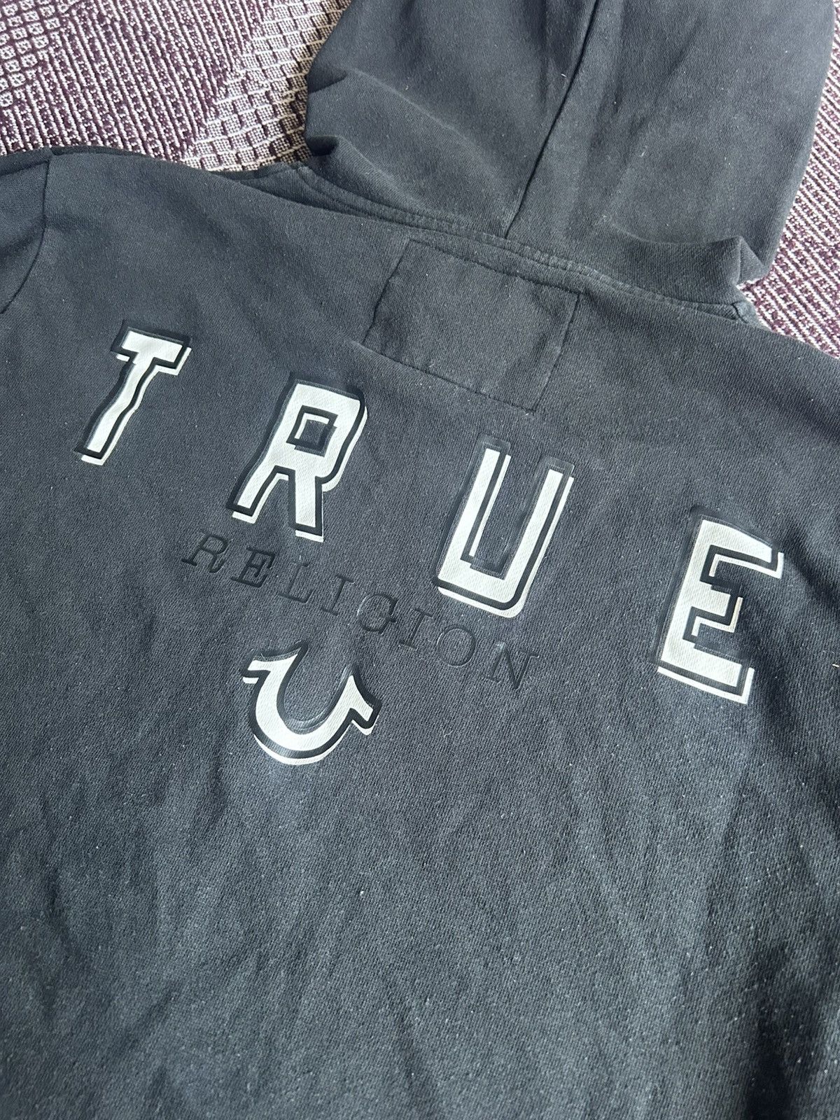 True Religion True Religion Classic Logo Zip Up Hoodie Streetwear Style L Size US L / EU 52-54 / 3 - 4 Thumbnail