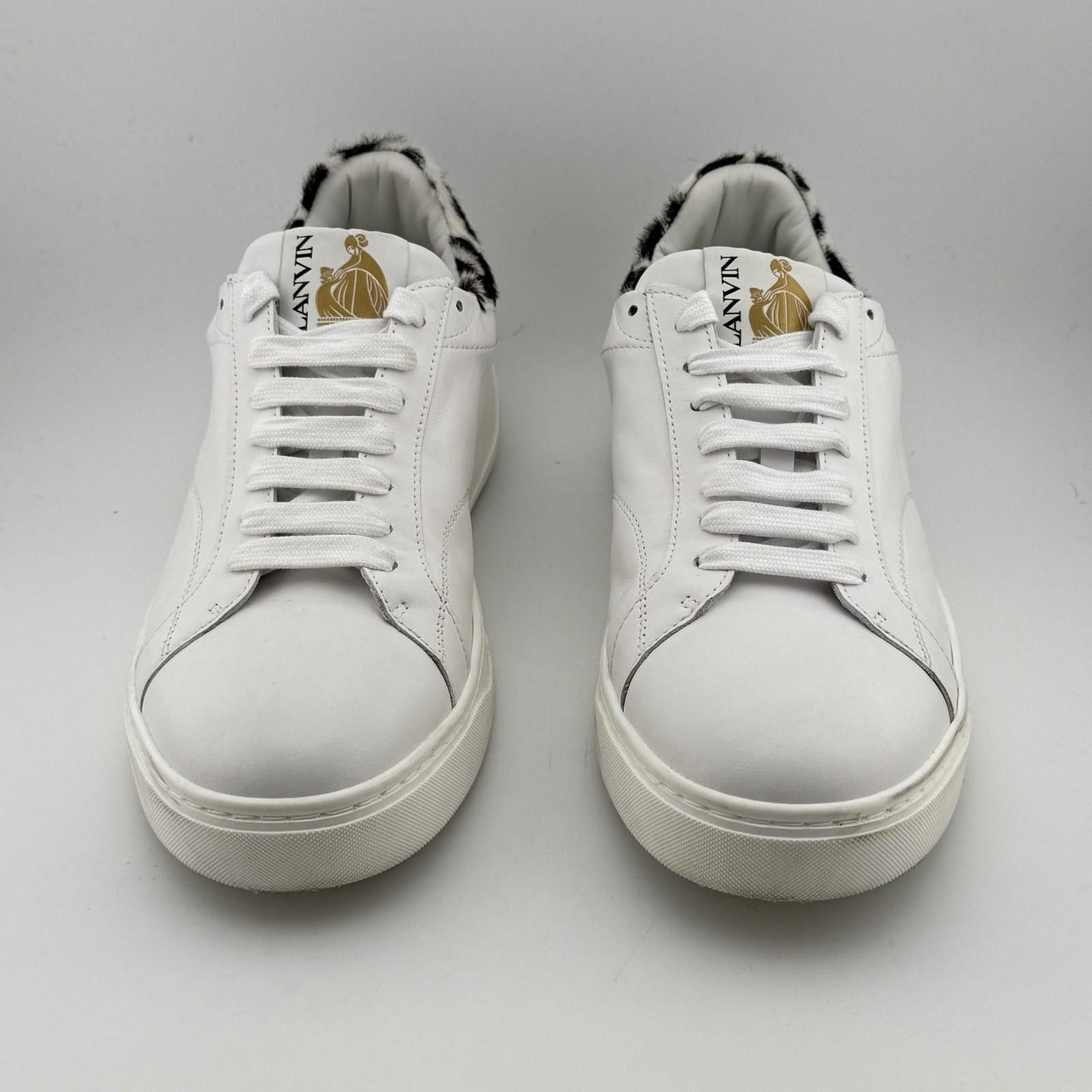 Lanvin Lanvin Ddb0 Leather Low Top Sneaker Size US 7.5 / IT 37.5 - 2 Thumbnail