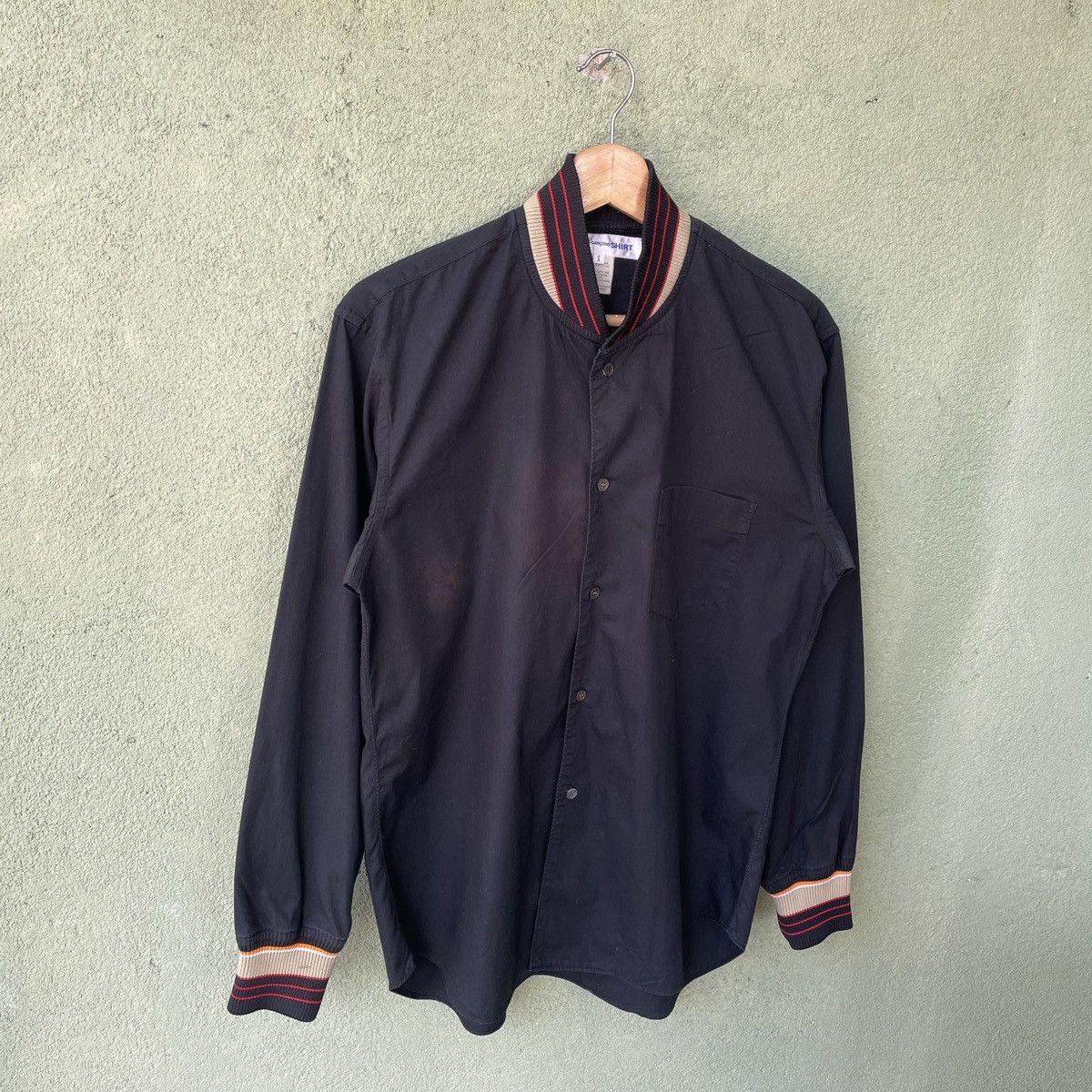 Comme des Garcons Vintage Comme Des Garcons Black Button Ups Shirt Size US S / EU 44-46 / 1 - 2 Thumbnail