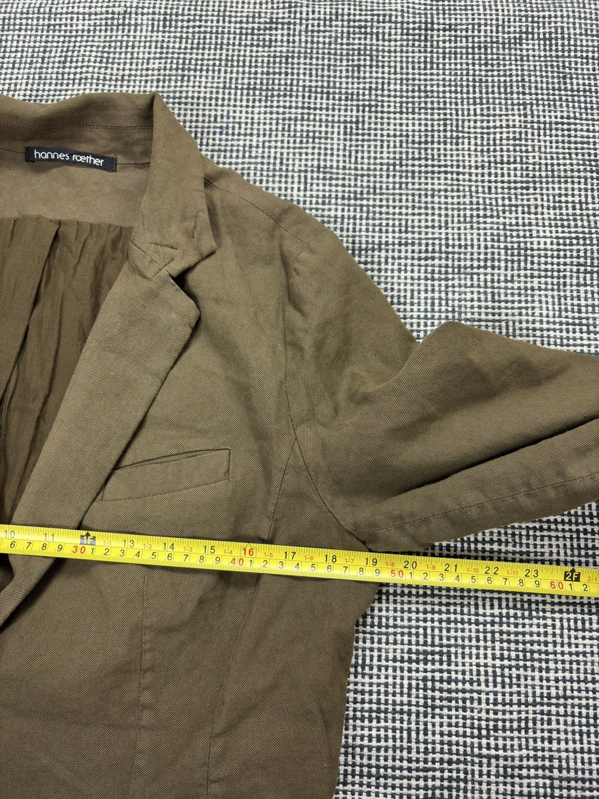 hannes roether Hannes Roether cotton linen wool chore coat jacket archive Size L / US 10 / IT 46 - 8 Thumbnail