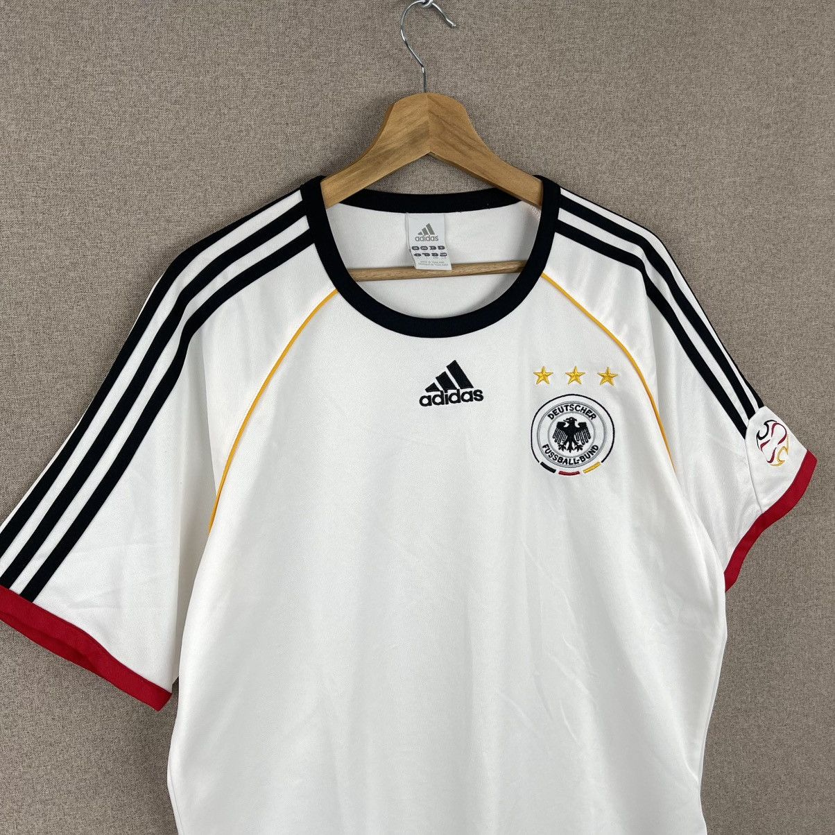 Adidas × Vintage VINTAGE 2005 GERMANY SOCCER JERSEY ADIDAS BLOKE CORE Size US L / EU 52-54 / 3 - 3 Thumbnail