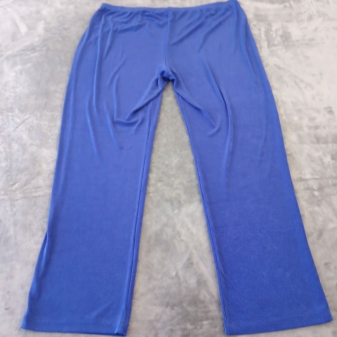 Vintage Chico's Pants Womens 2XL Tall Ankle Purple Pull On Straight 42 in Inseam 32.5 in High Rise NWT Size 40" / US 18 - 6 Thumbnail