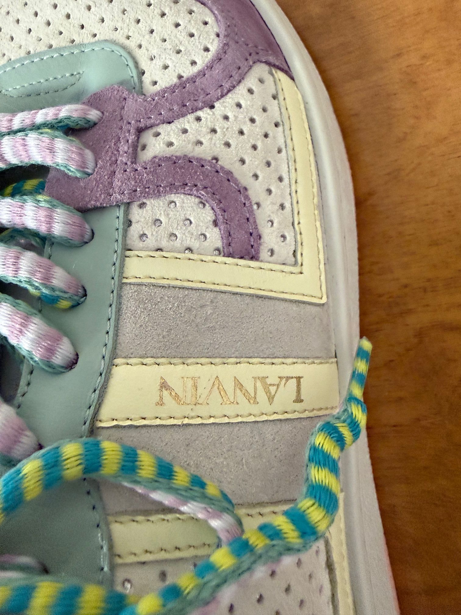 Lanvin Lanvin Multicolor Pastel Sneakers EU 40 / US 10 Size US 10 / IT 40 - 8 Thumbnail