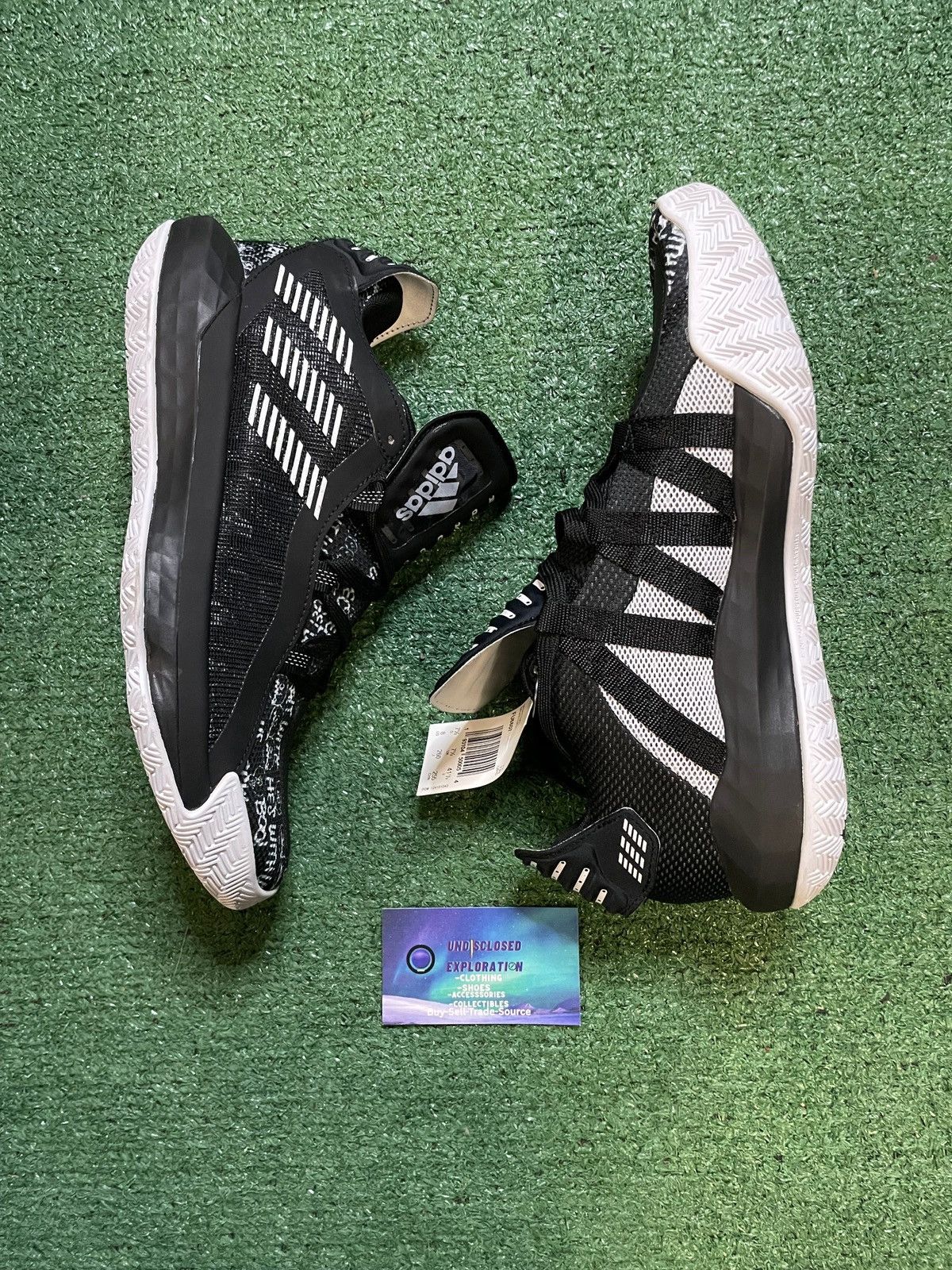 Adidas Adidas dame 6 black white hecklers Size US 8 / EU 41 - 4 Thumbnail