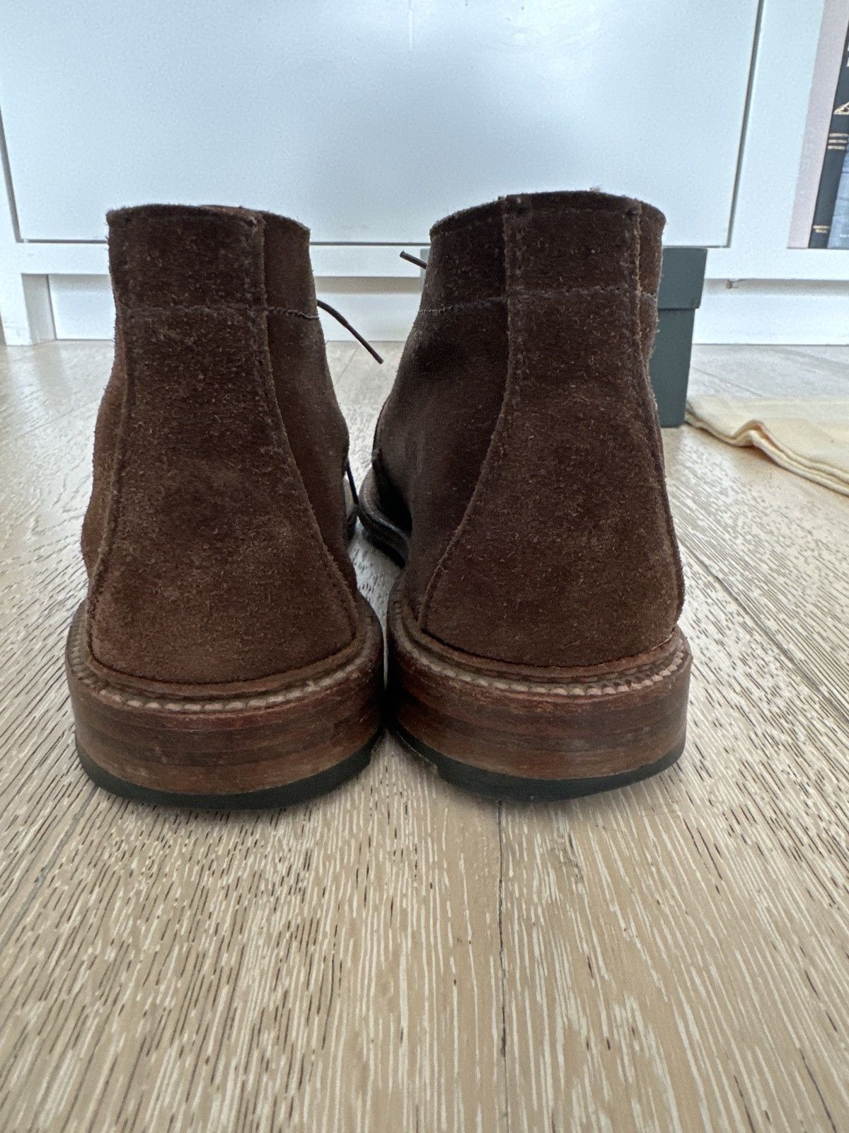 Alden Alden unlined suede chukka boots chocolate brown Size US 8.5 / EU 41-42 - 3 Thumbnail