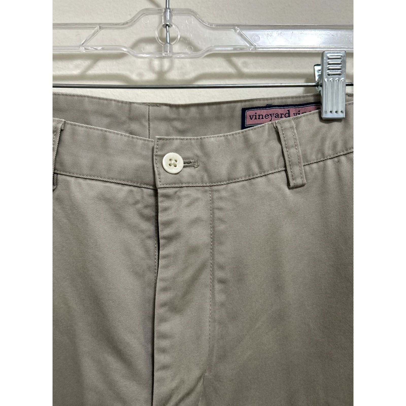 Vineyard Vines Vineyard Vines Club Pants Mens 30x32 Beige Preppy Performance Golf Size US 30 / EU 46 - 4 Thumbnail