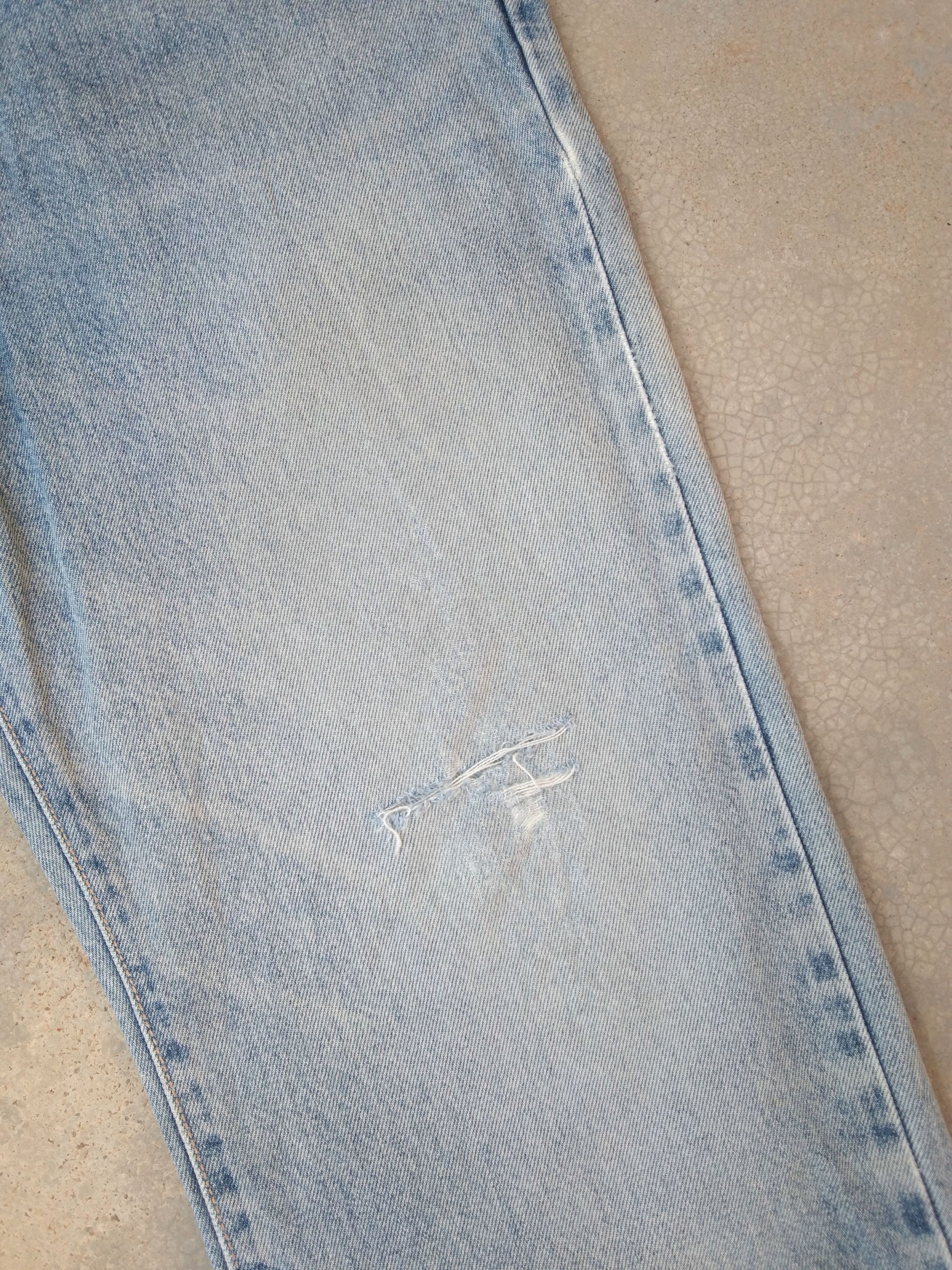 Japanese Brand Vintage Japanese Edwin Faded Blue Distressed Jeans 32x31 Size US 32 / EU 48 - 6 Thumbnail