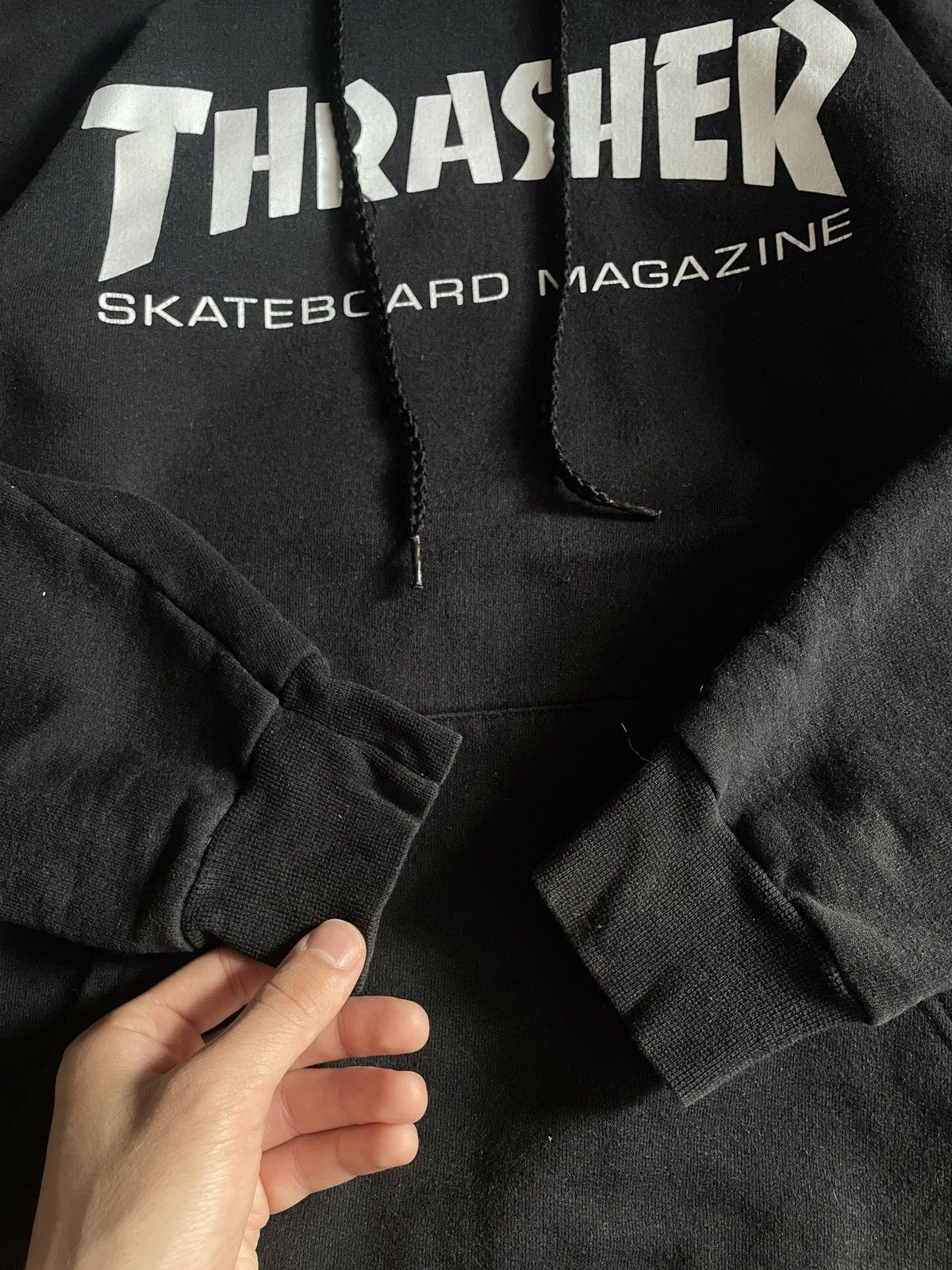 Thrasher × Vintage Vintage thrasher hoodie faded distressed skate Y2K Japanese Size US S / EU 44-46 / 1 - 5 Thumbnail
