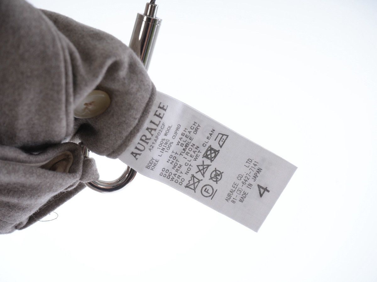 Auralee Auralee Light Wool Gabardine Trousers - Grey - Size 4 Size US 34 / EU 50 - 5 Thumbnail