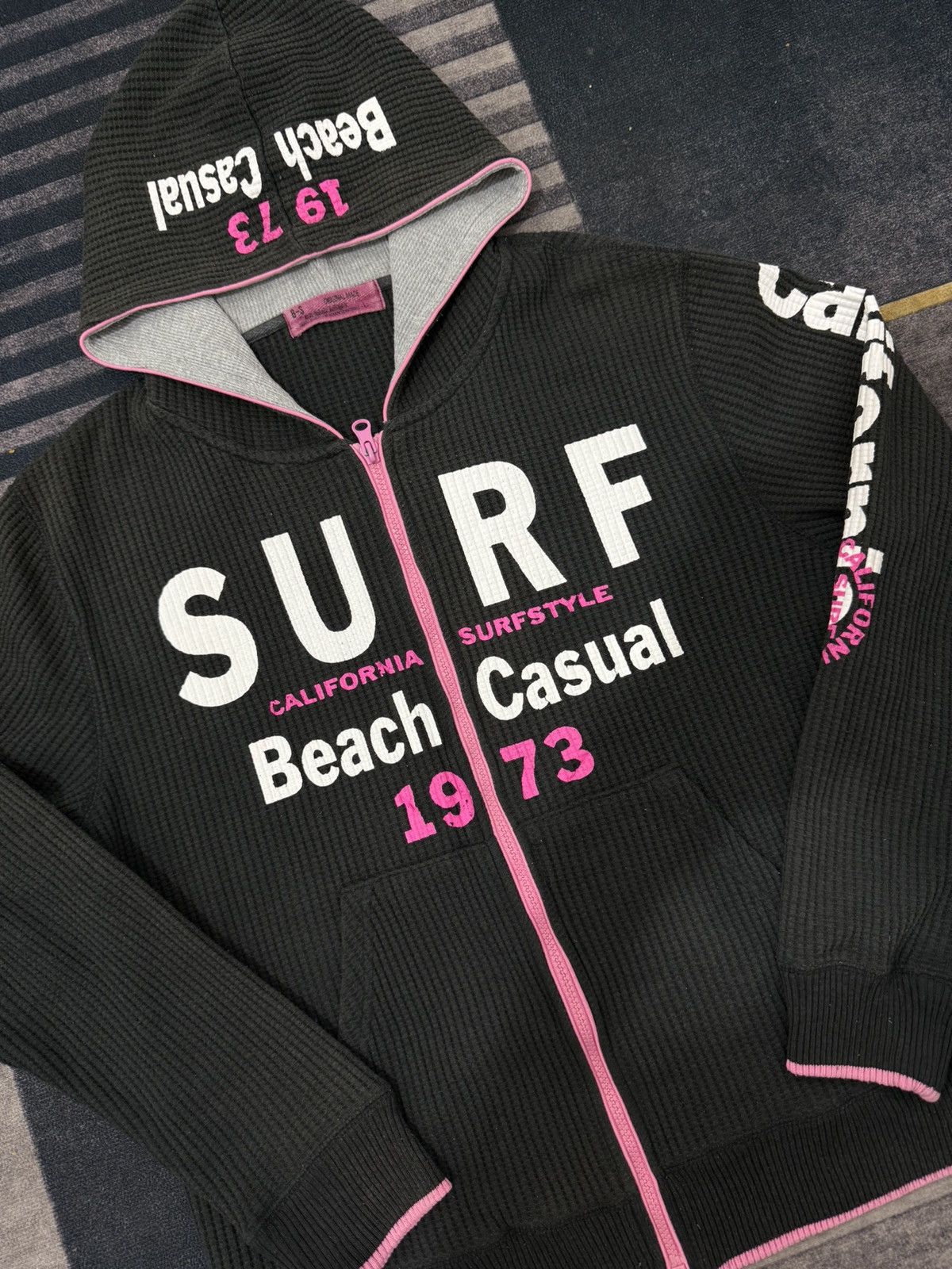 If Six Was Nine ORIGINAL MADE SURF HOODIE Size US L / EU 52-54 / 3 - 3 Thumbnail