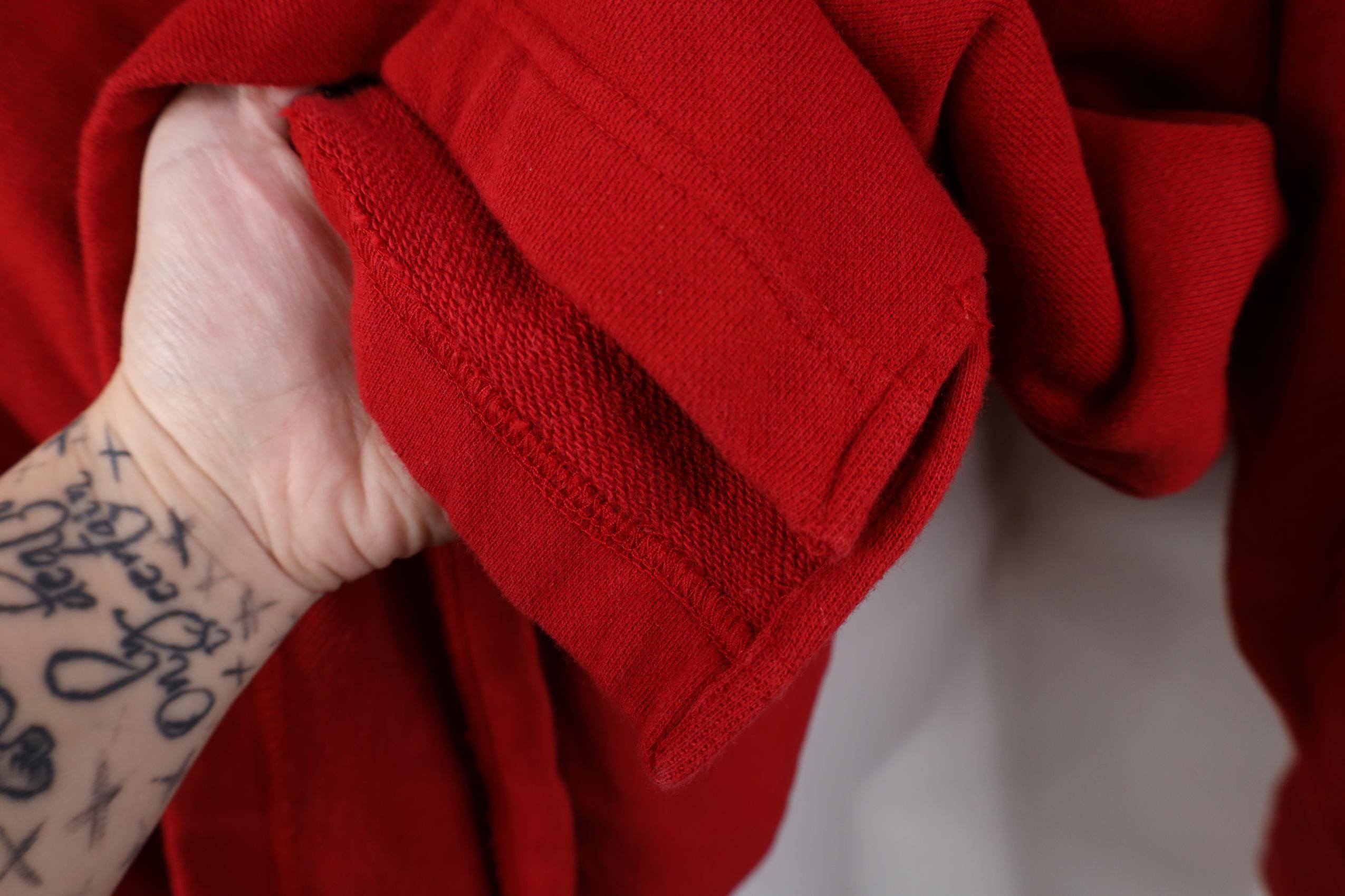 Nautica Vintage 90s Nautica Marine French Terry Sweatshirt Red Size US L / EU 52-54 / 3 - 9 Thumbnail