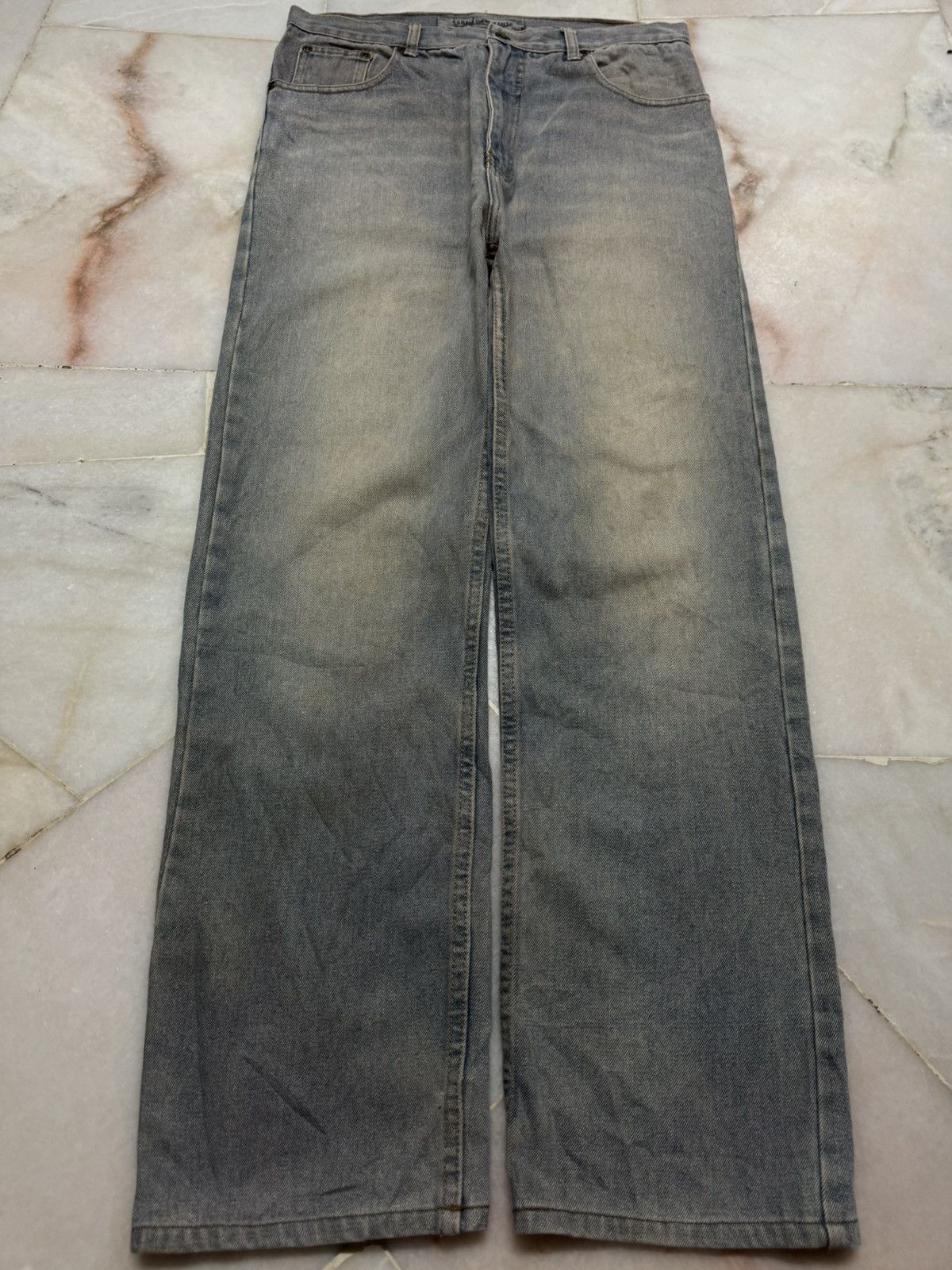 Japanese Brand 💥SICK 90s GARAM DEBUTANT STRAIGHT CUT JEANS MUDMAX JEANS Size US 30 / EU 46 - 15 Thumbnail