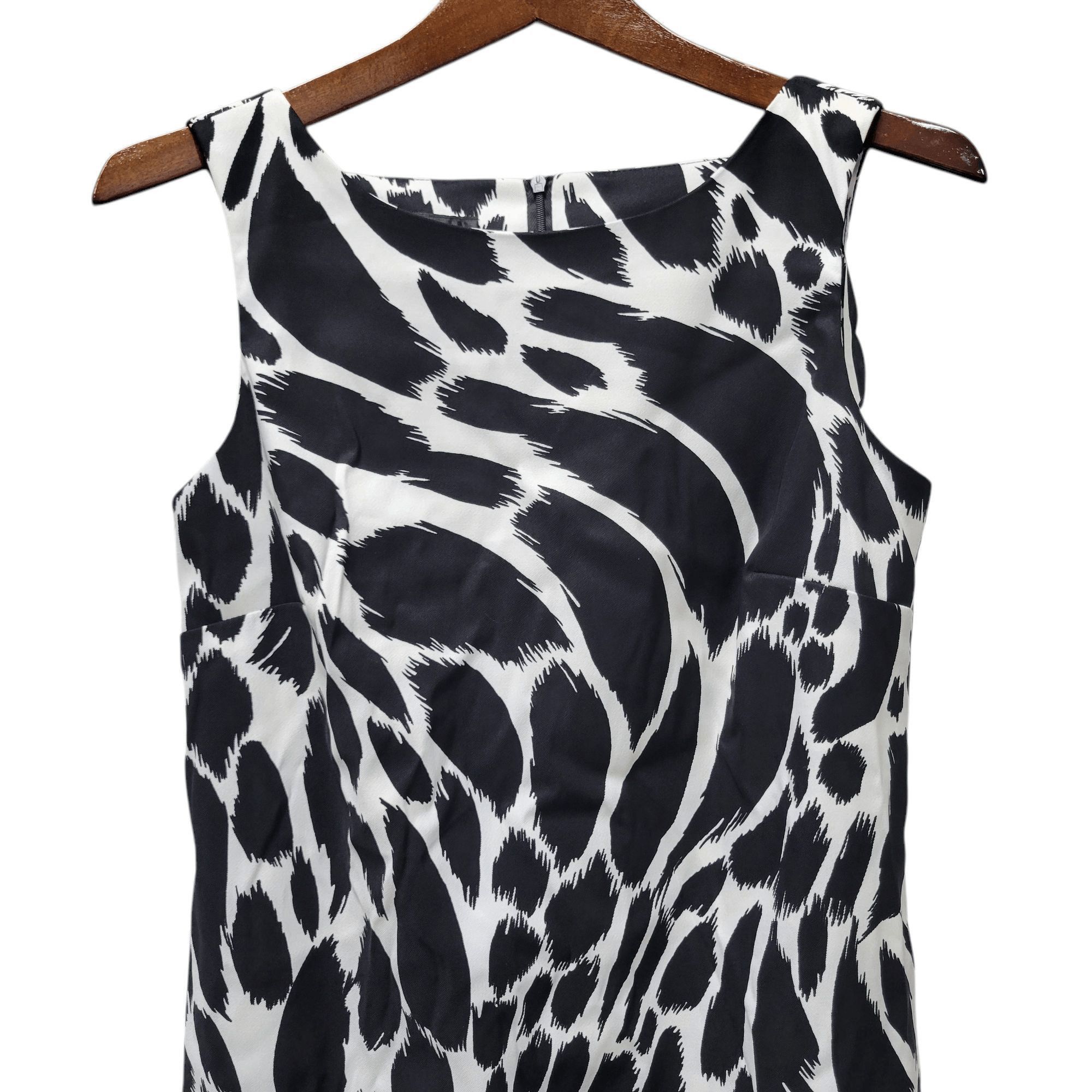Other AB Studio Dress Women’s Size 6 Black White Sheath NWT $48 Size M / US 6-8 / IT 42-44 - 4 Thumbnail